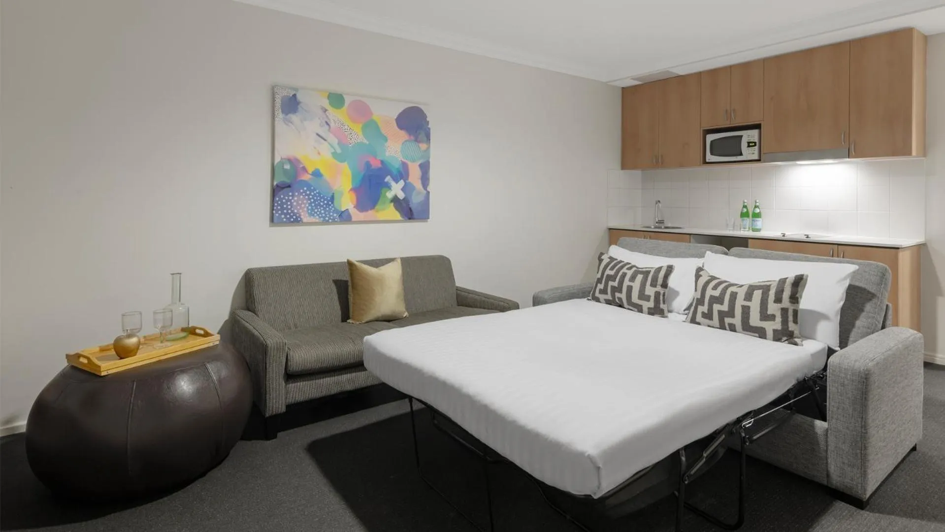 Bed in Oaks Perth Hotel