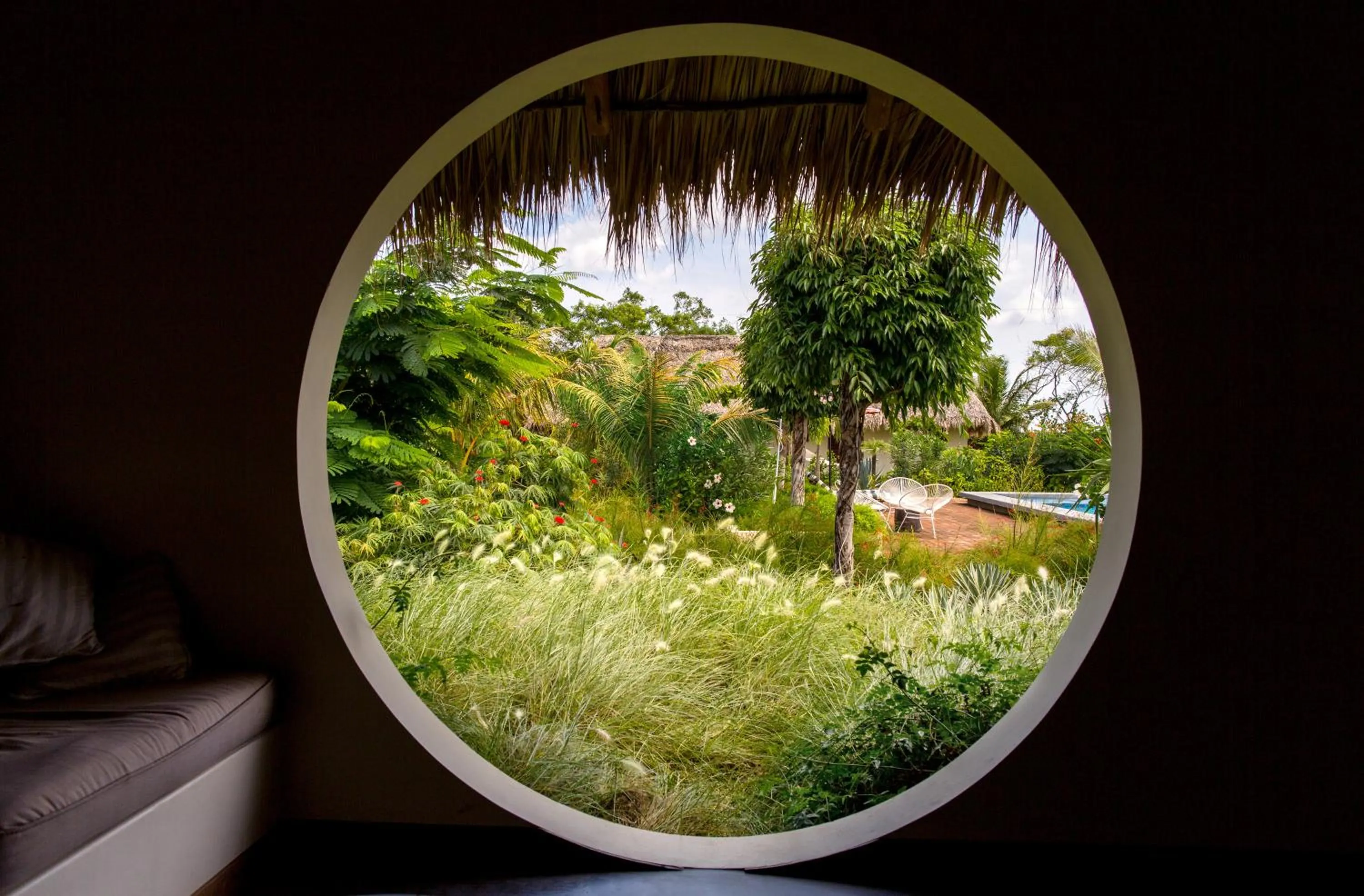 Communal lounge/ TV room in Malibu Popoyo