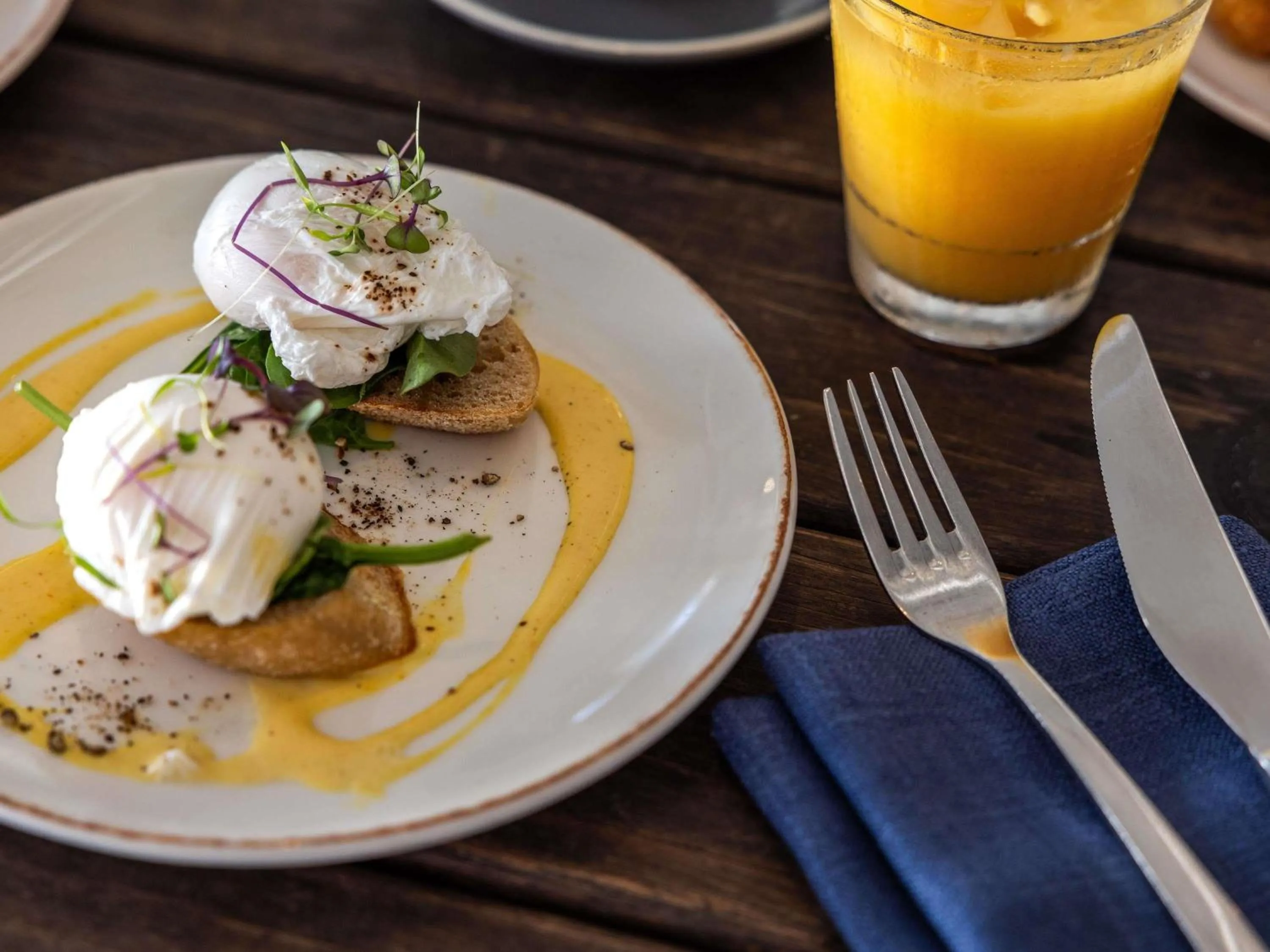 Breakfast in Peppers Beach Club & Spa