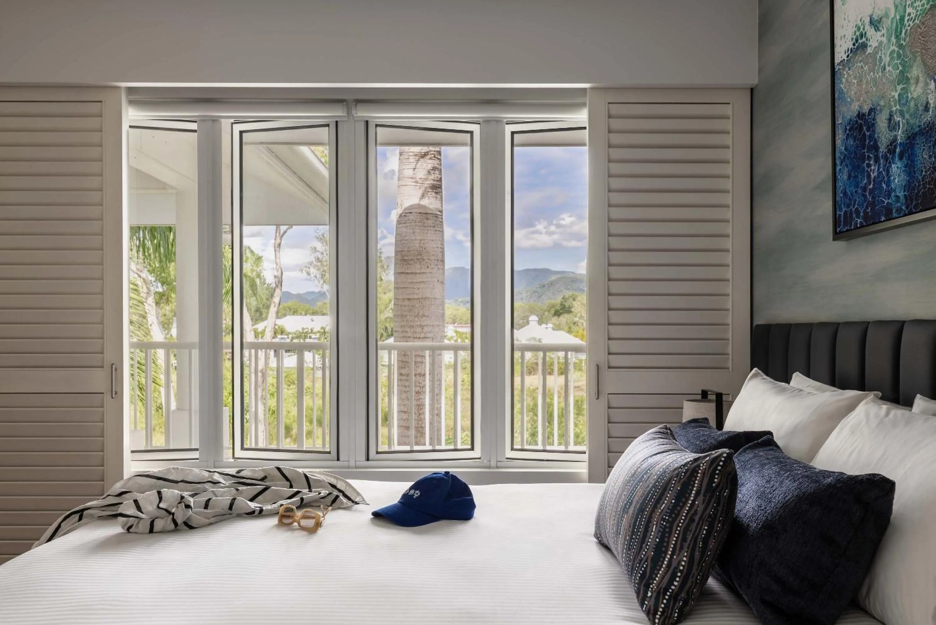 Bed in Peppers Beach Club & Spa