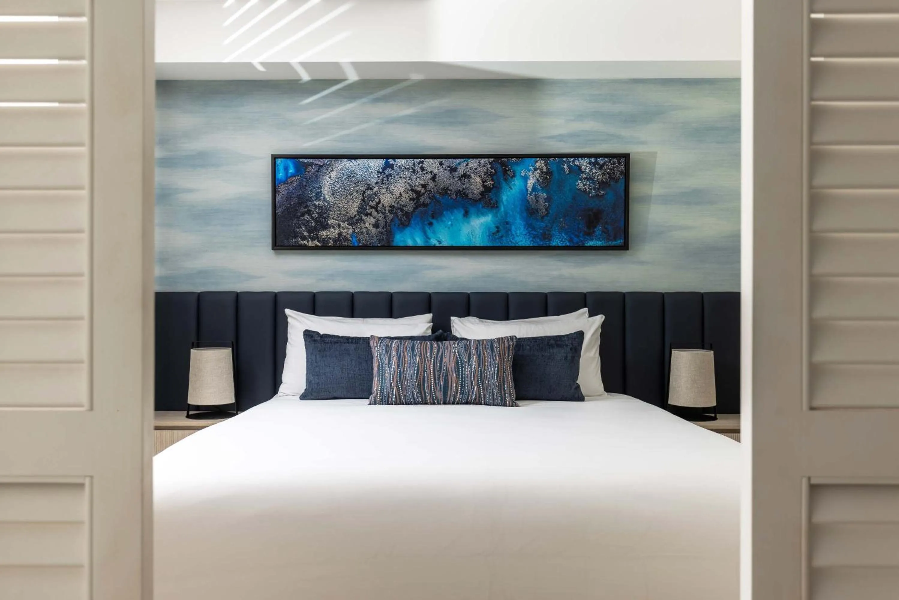 Bed in Peppers Beach Club & Spa