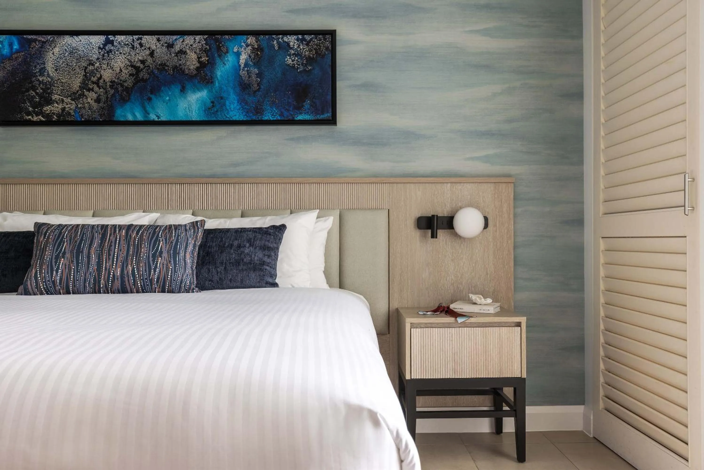 Bed in Peppers Beach Club & Spa