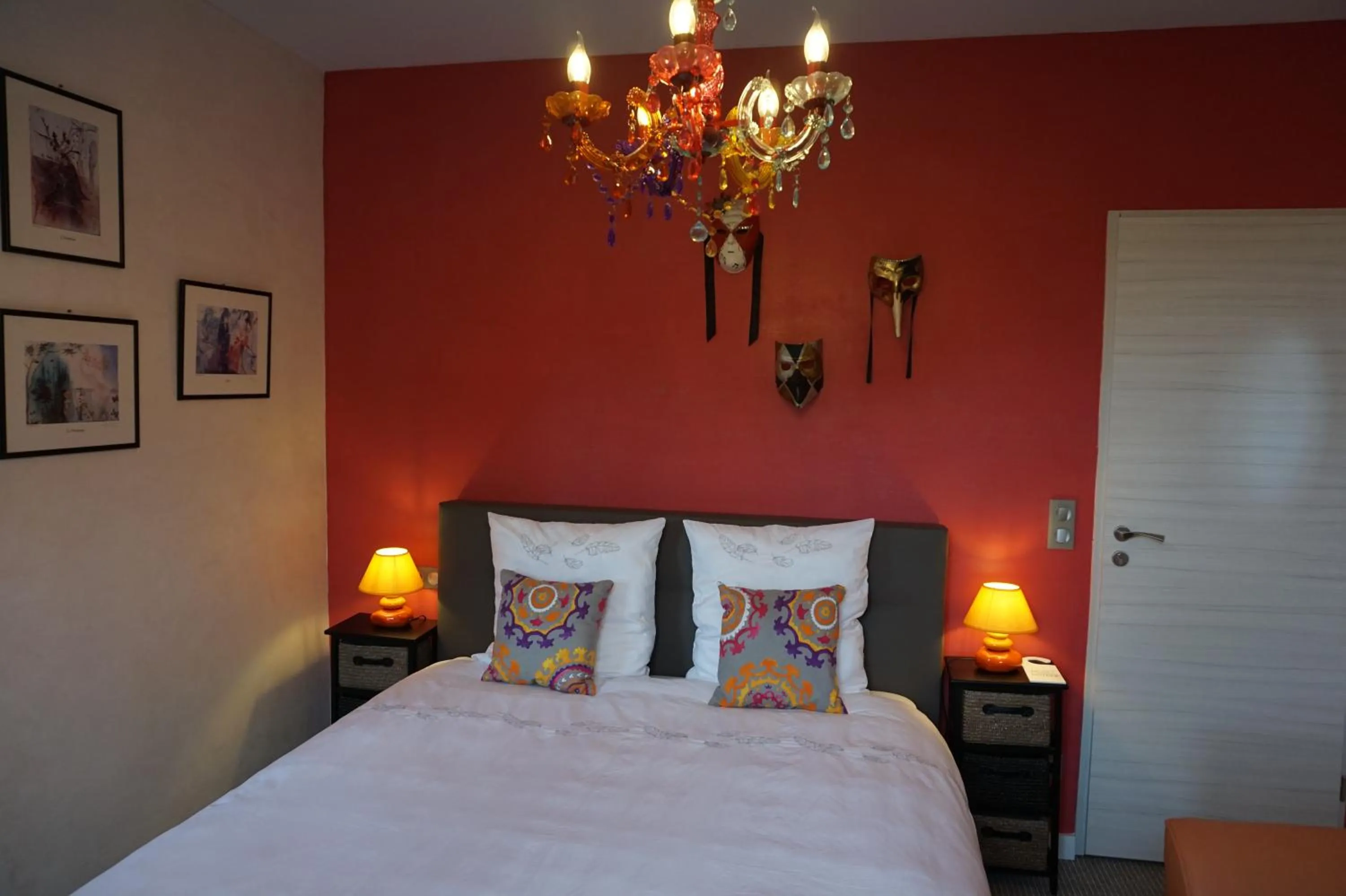 Bedroom, Bed in Le Clos des Troubadours