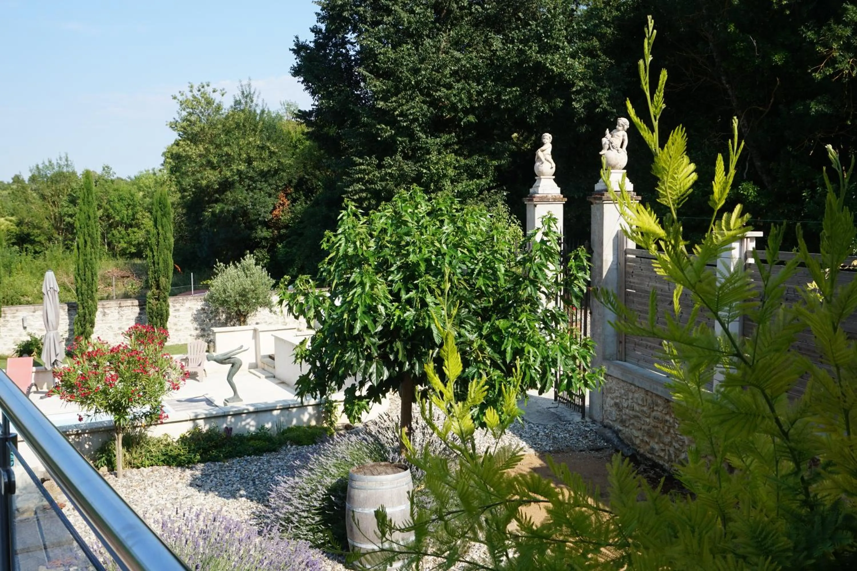 Garden view in Le Clos des Troubadours