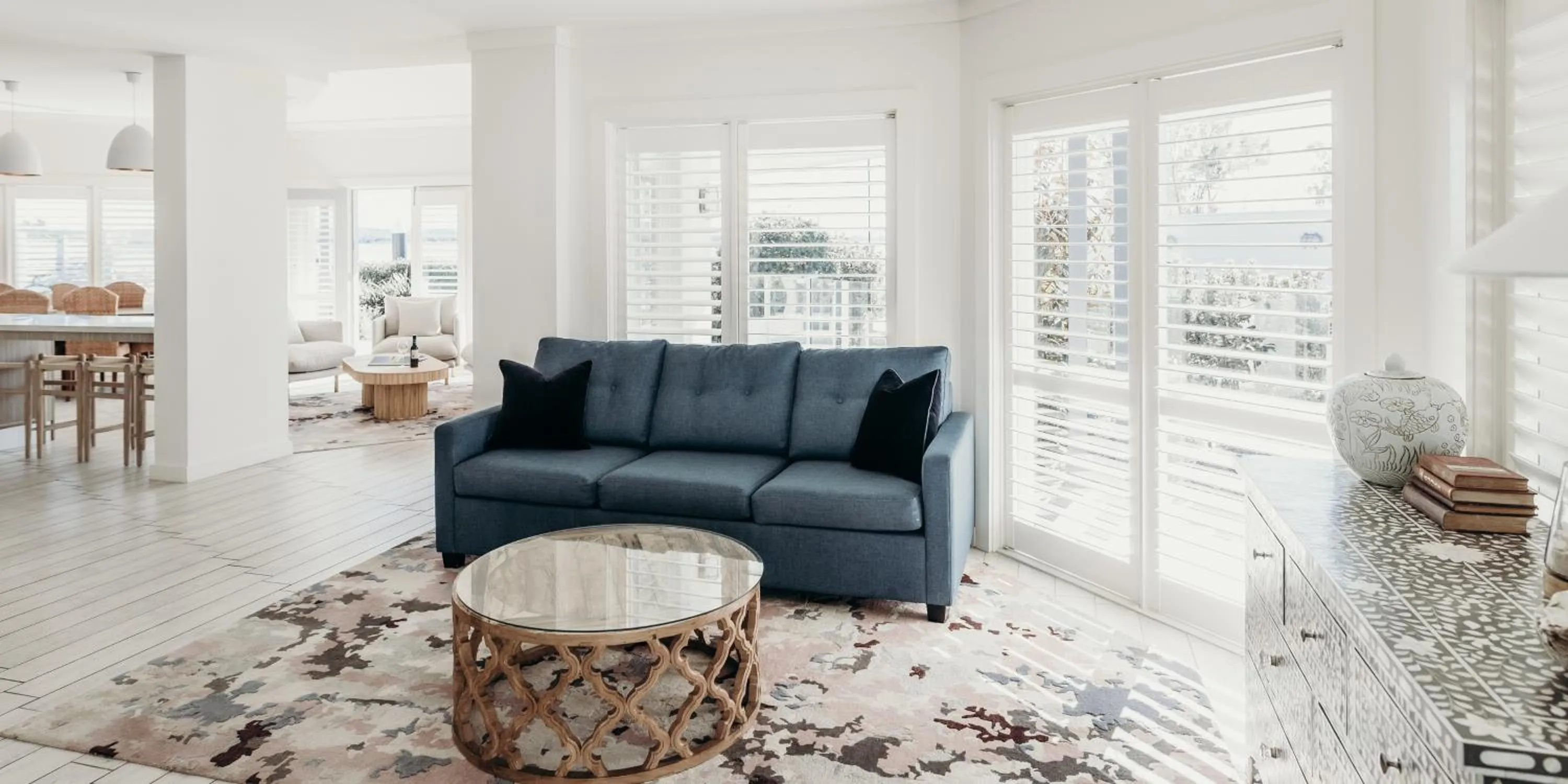 Living room in Anchorage Port Stephens