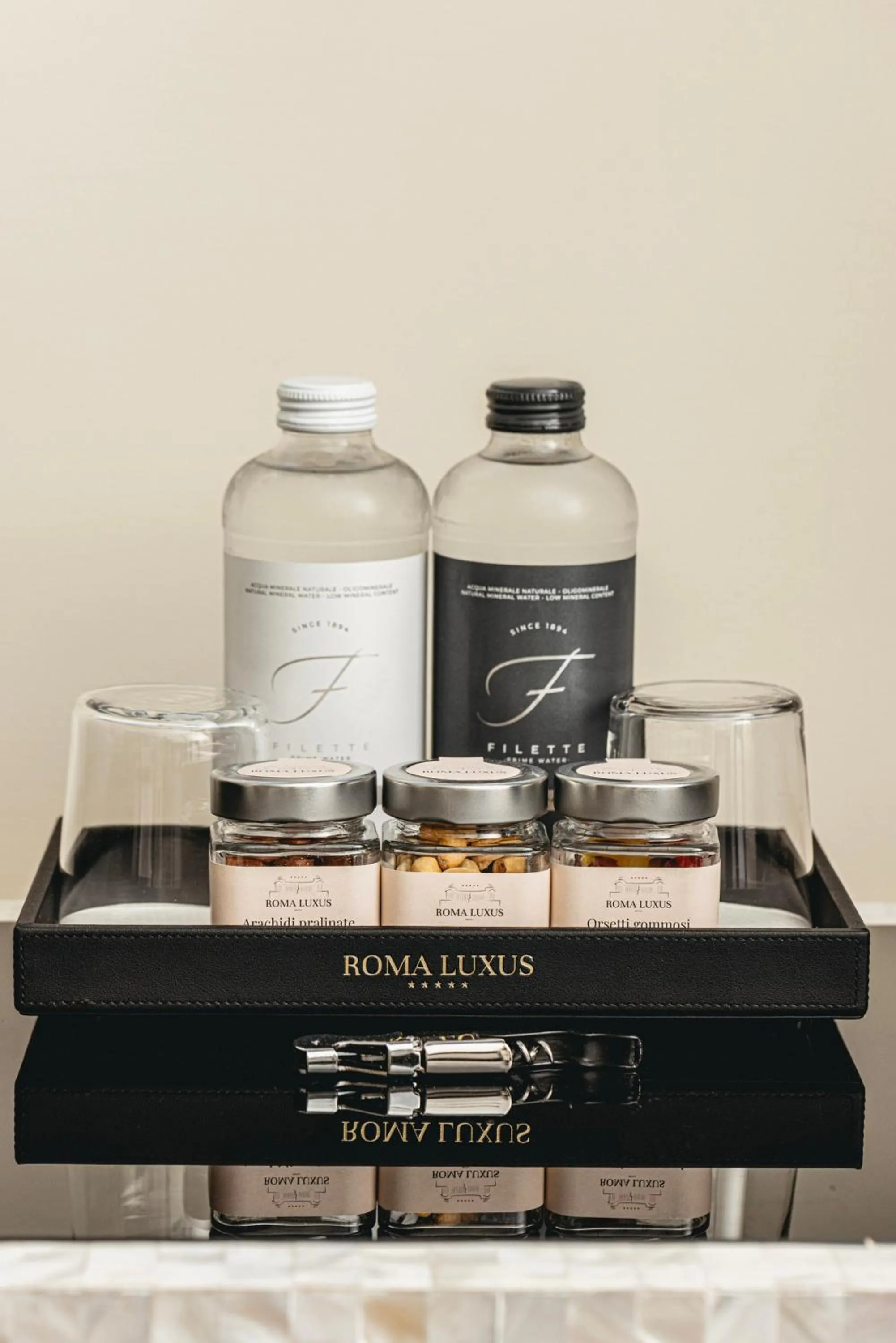 Food and drinks in Roma Luxus Hotel