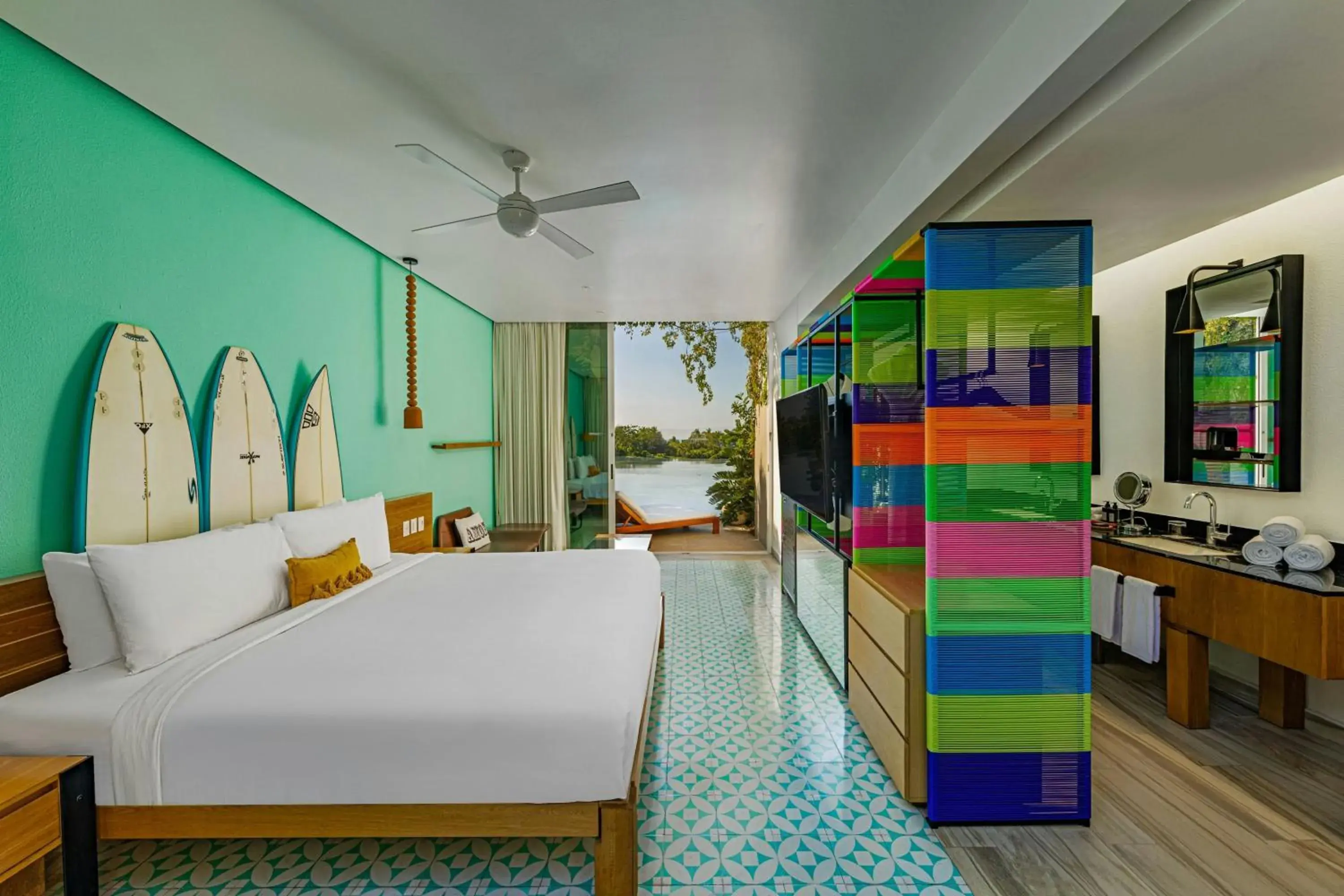 Deluxe King Room with Lake View in W Punta de Mita Deluxe King Room with Lake View in W Punta de Mita