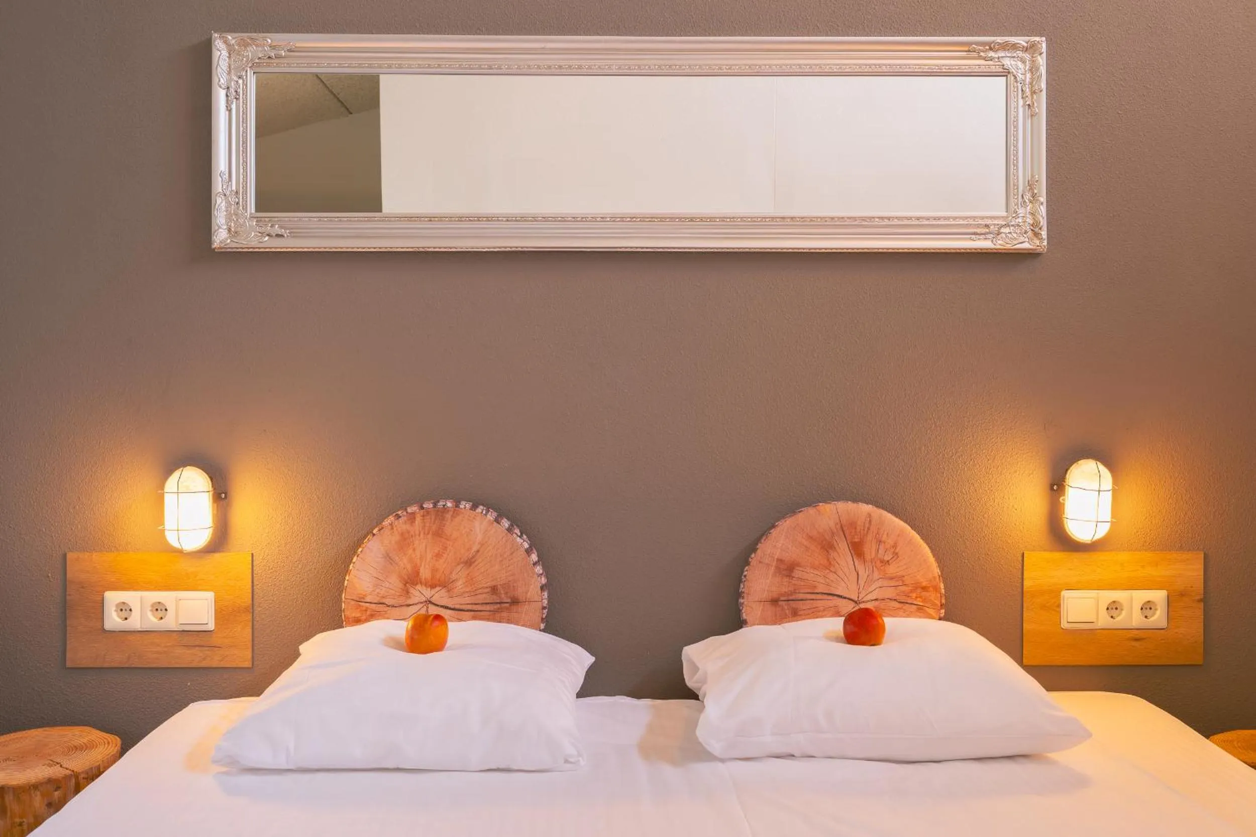 Bed in Landhotel Diever