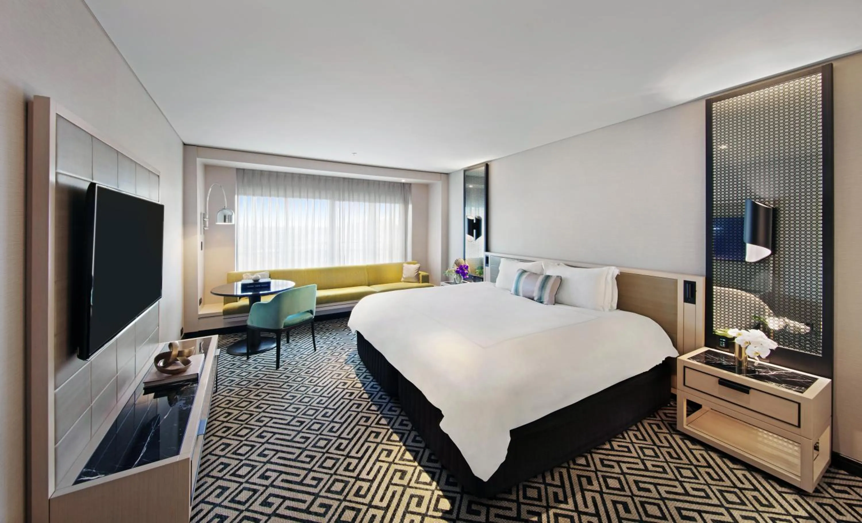 Bed in The Star Grand Hotel and Residences Sydney