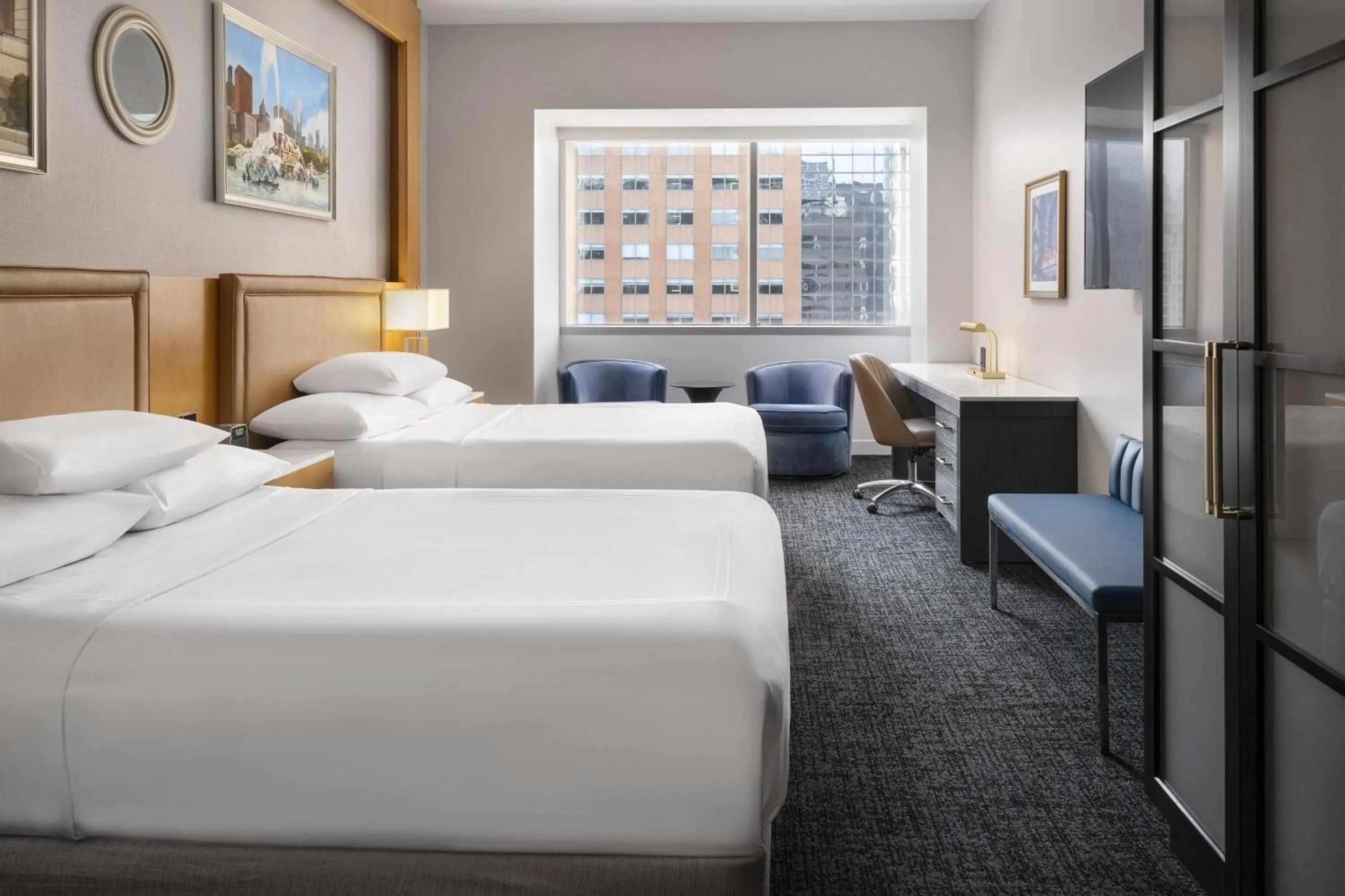 Photo of the whole room, Bed in Conrad Chicago