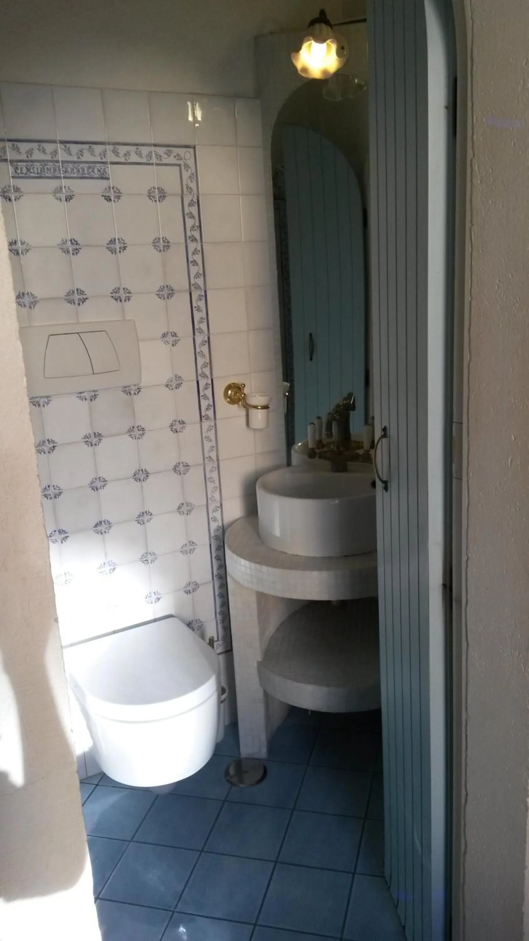 Bathroom in Hotel Andreina