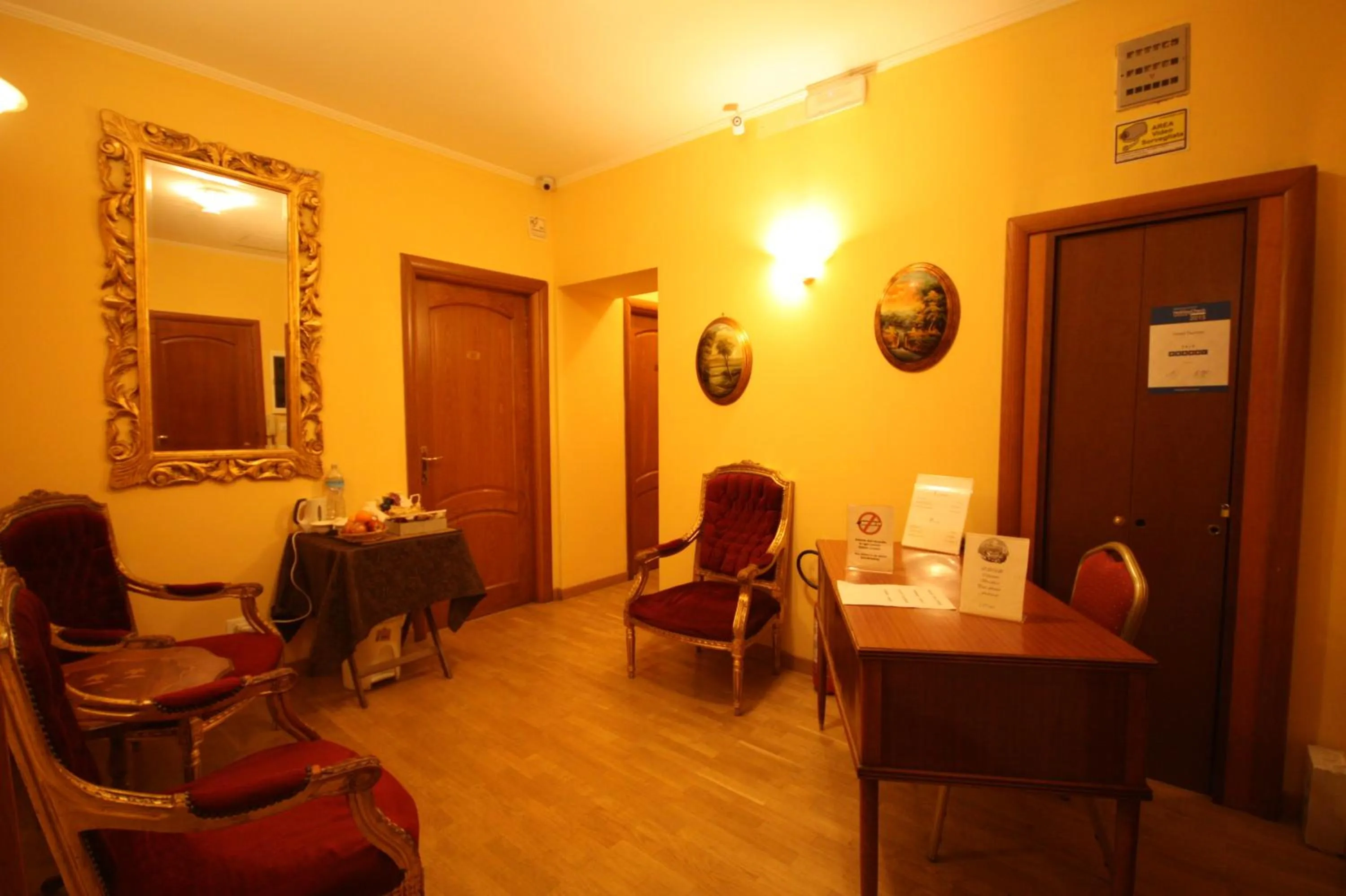 Lobby or reception in Hotel Andreina