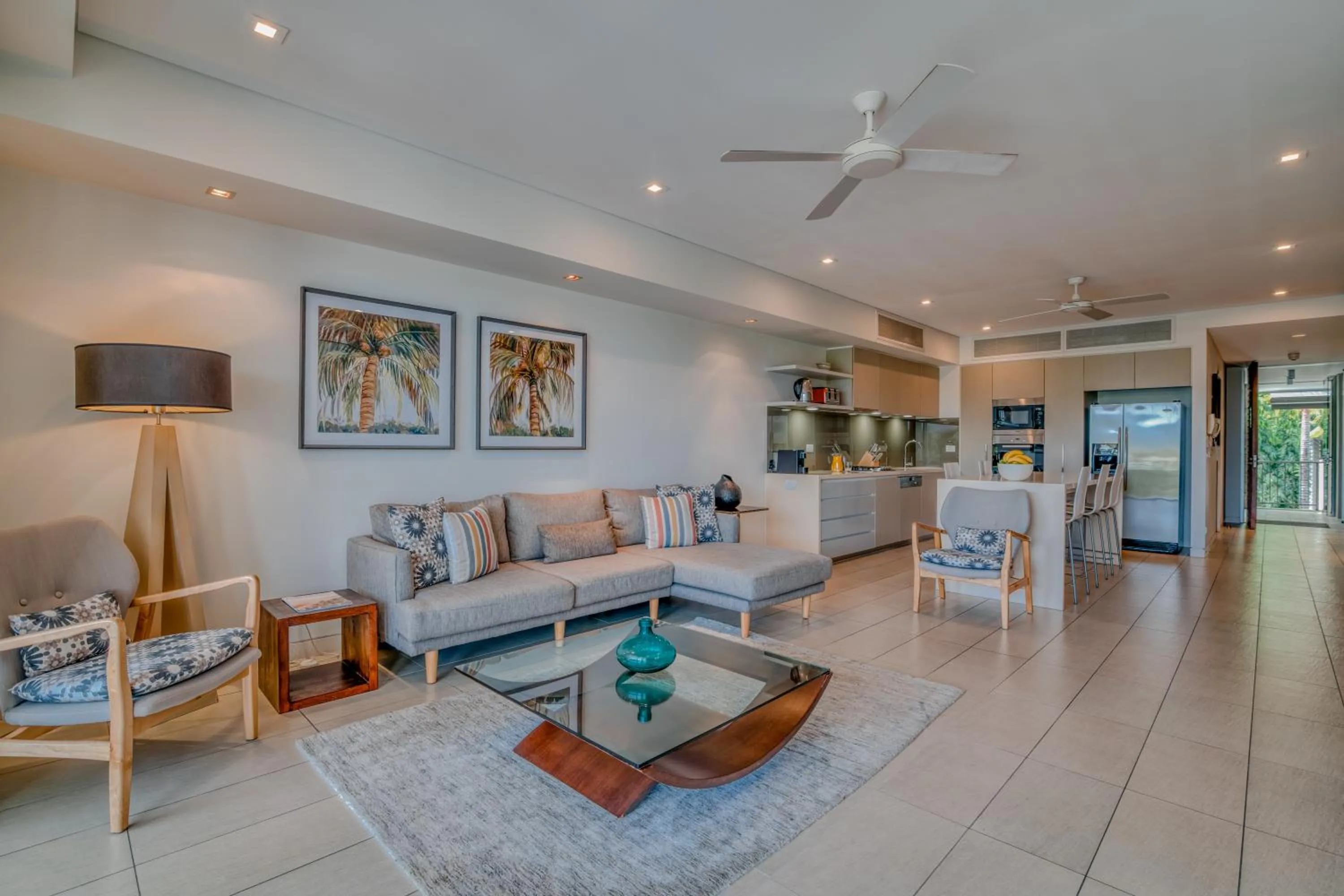 Living room in Coconut Grove