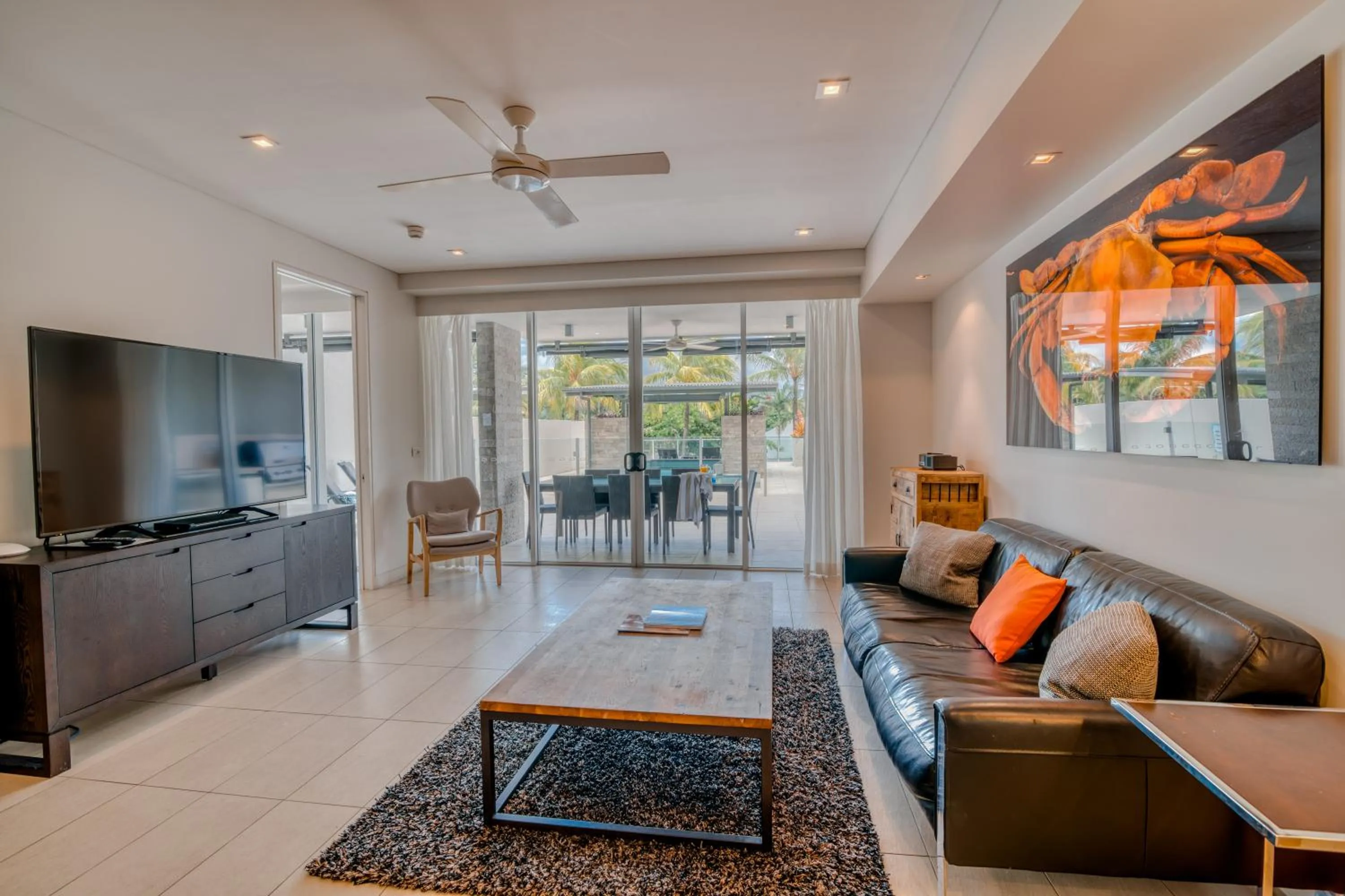Living room in Coconut Grove