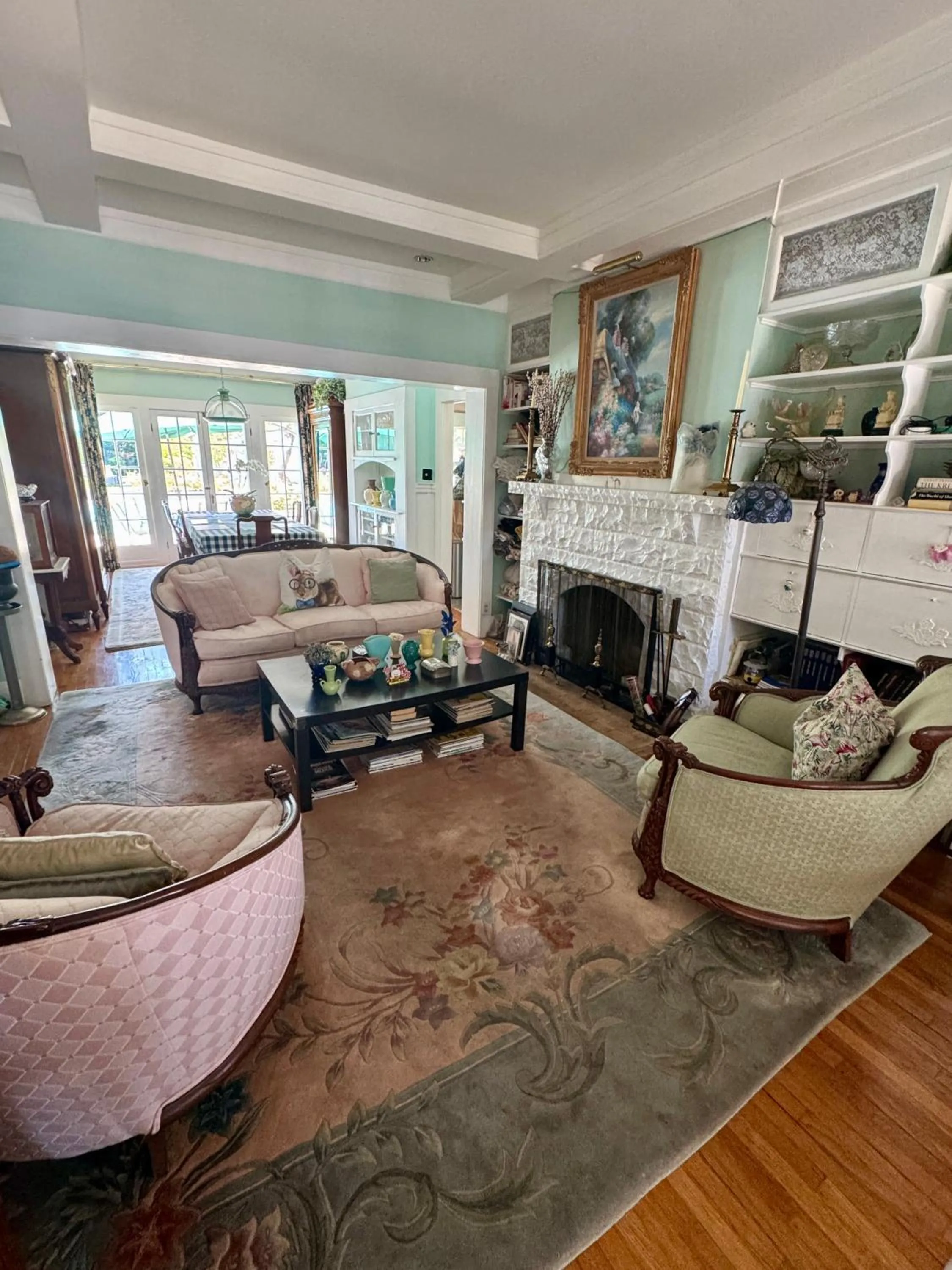 fireplace in Dresden B & B