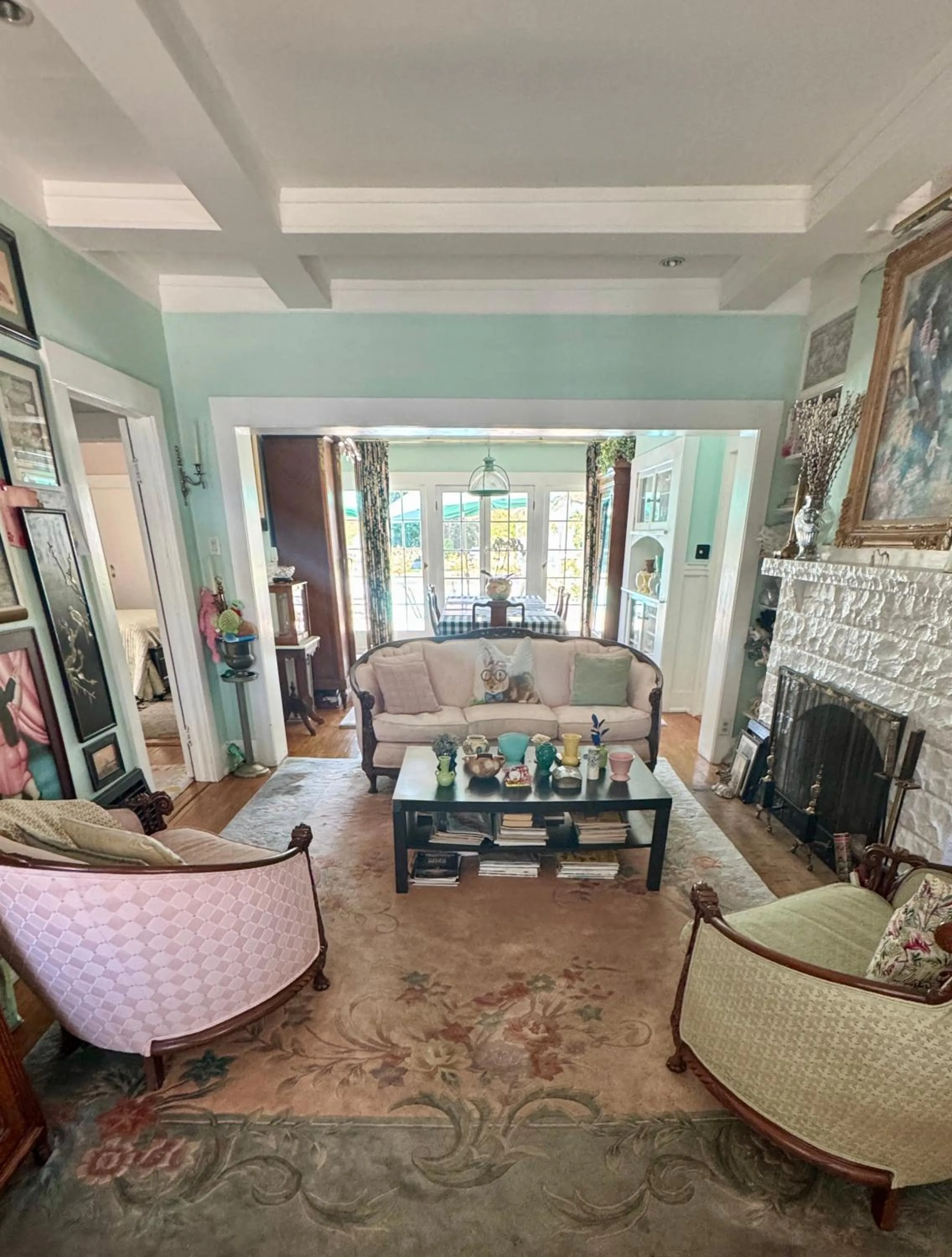 Living room in Dresden B & B