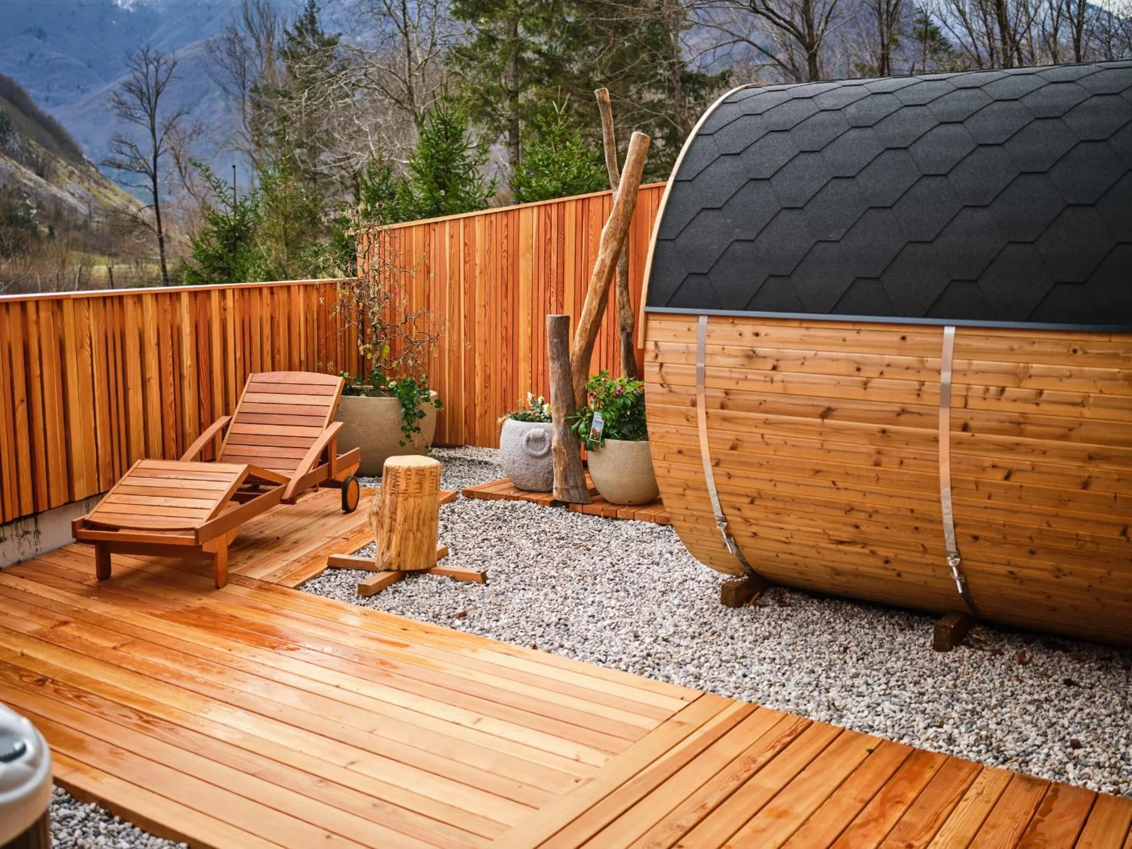 Natural landscape in Hotel Boka