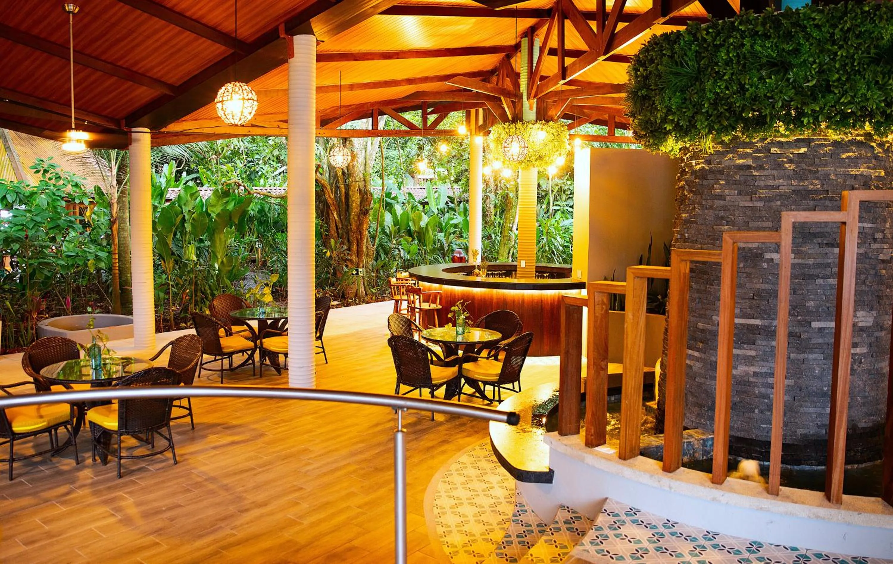 Patio in Aninga Lodge