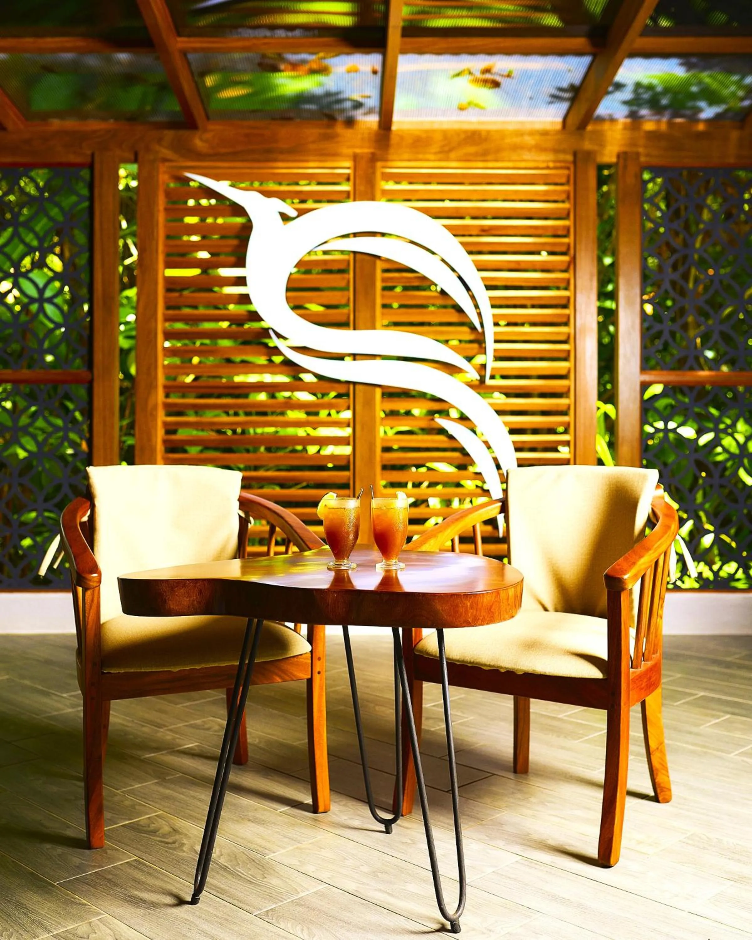 Seating area in Aninga Lodge