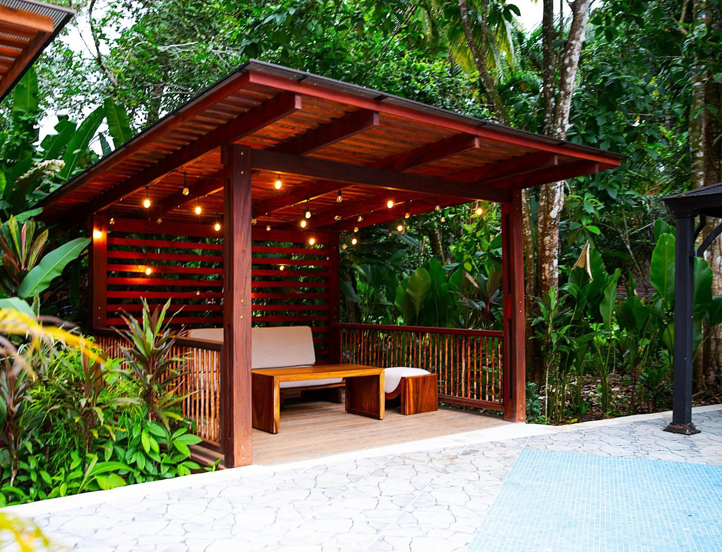 Patio in Aninga Lodge