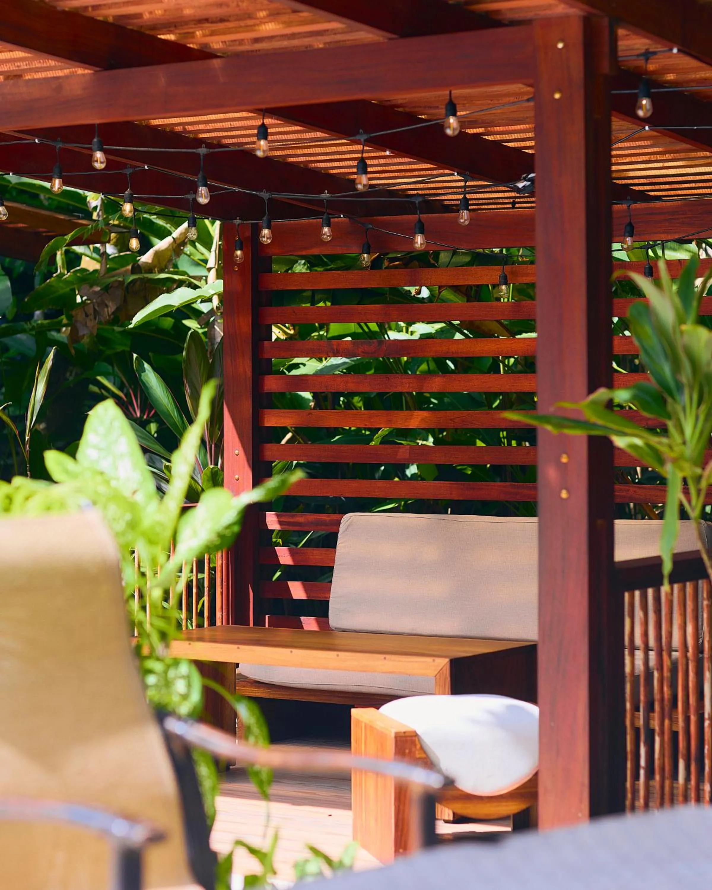 Patio in Aninga Lodge