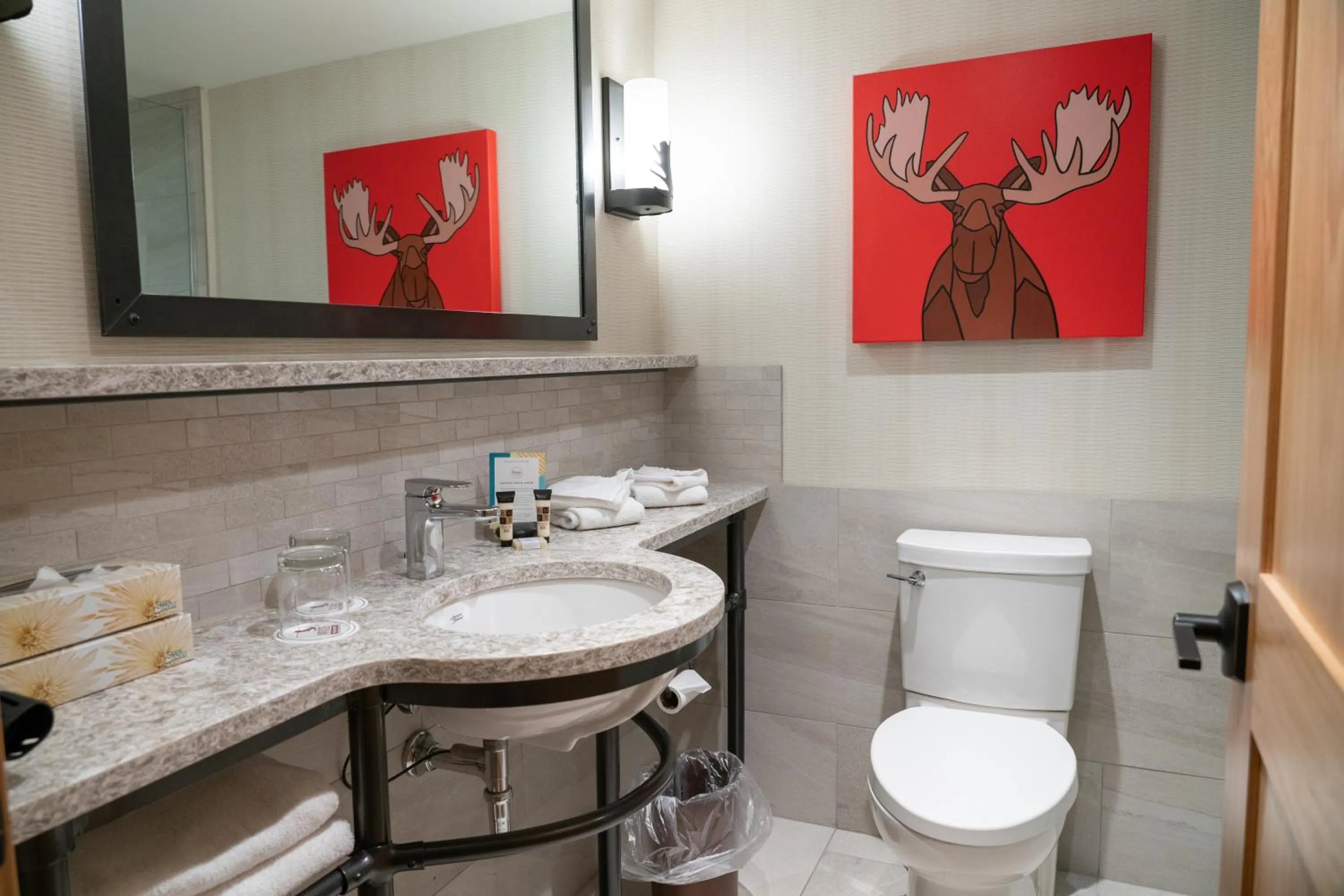 Bathroom in Moose Hotel and Suites