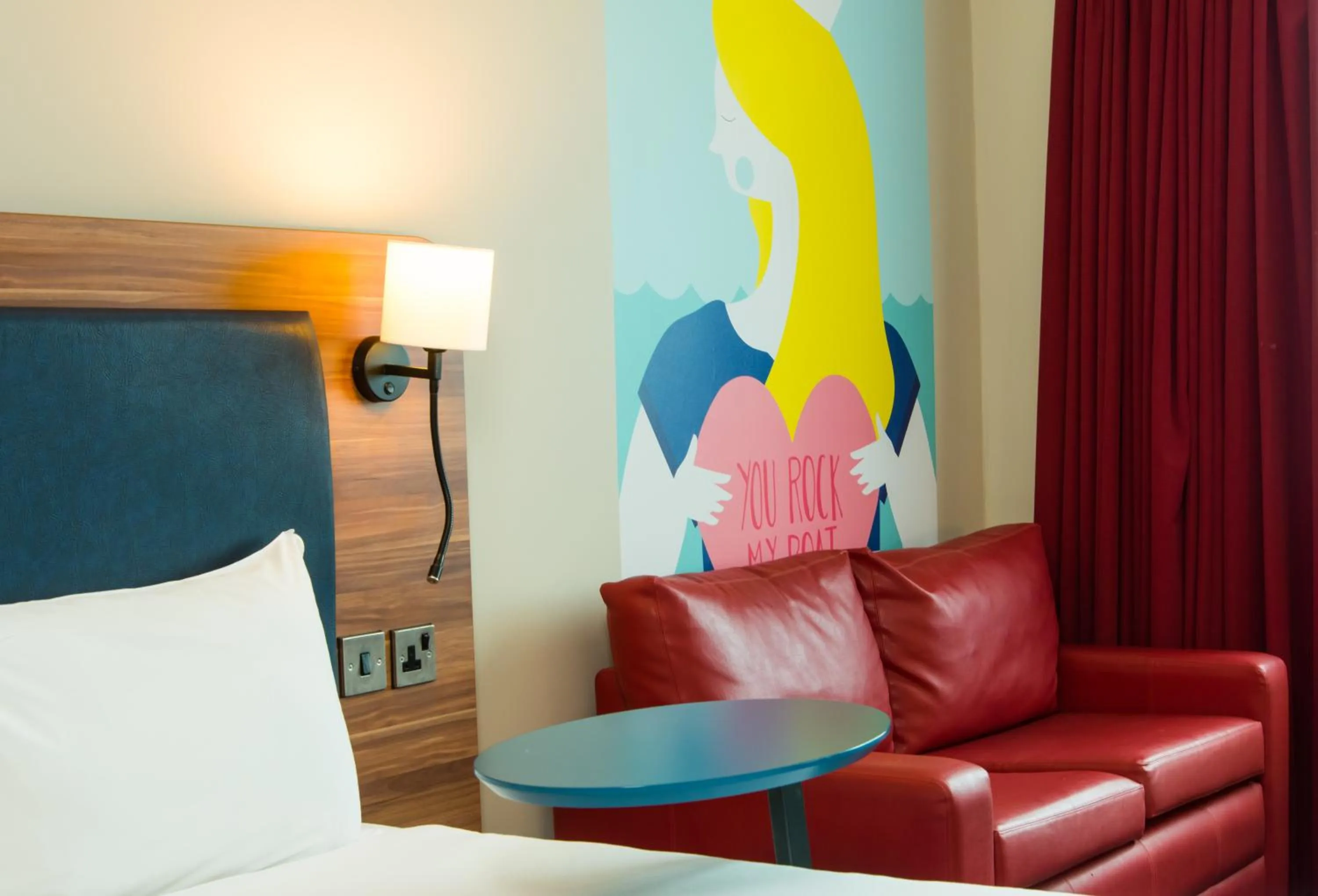 Decorative detail in ibis Styles Birmingham NEC & Airport