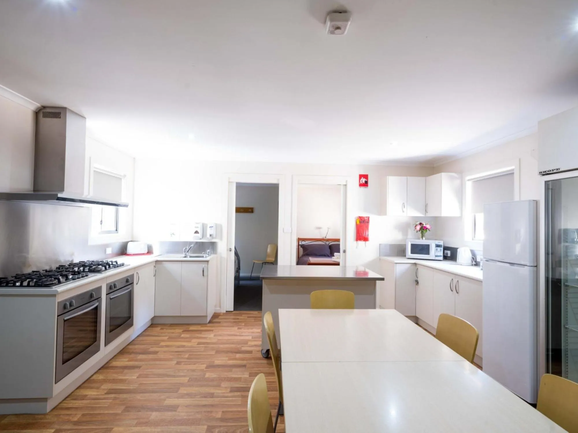 Kitchen or kitchenette in Tahune AirWalk Cabin and Lodge