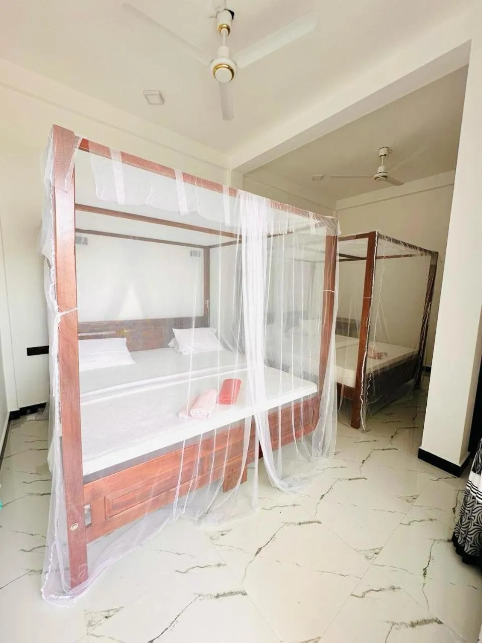 Family Room with Side Sea View in Garden Beach Hotel