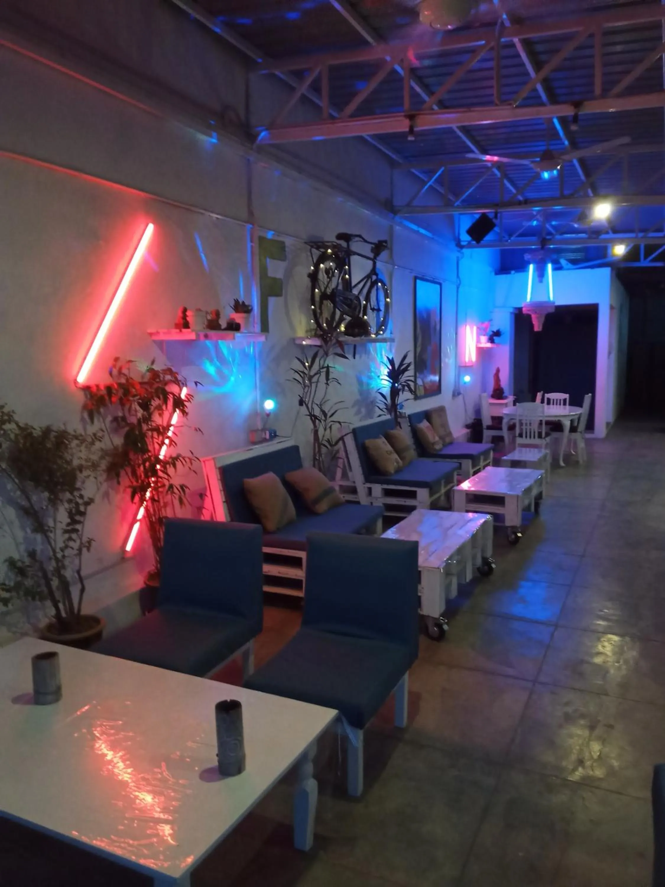 Seating area in Birdnest Guesthouse, Gaia Rooftop Cafe