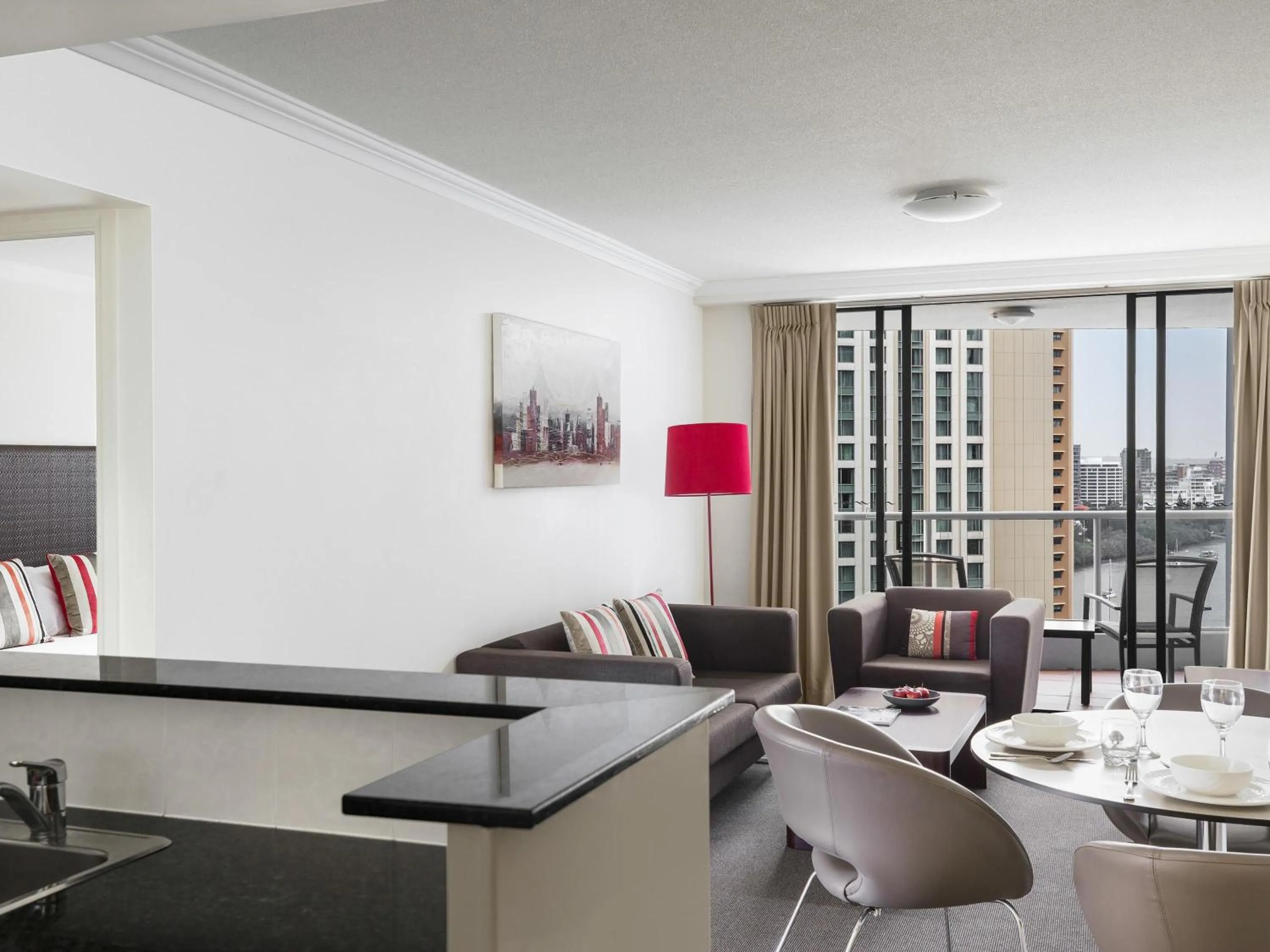 Bedroom in Mantra on Queen