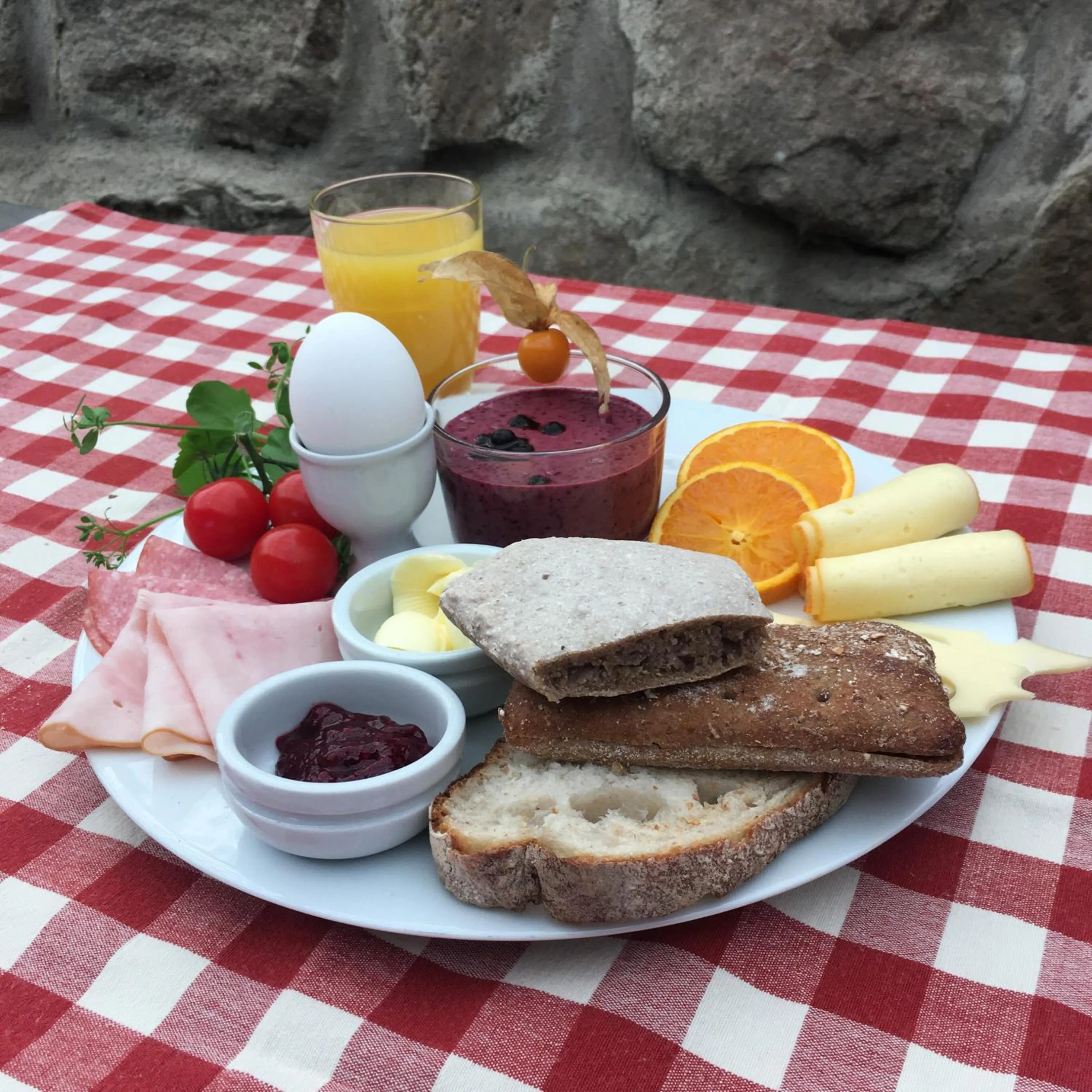 Continental breakfast in Hillesgården