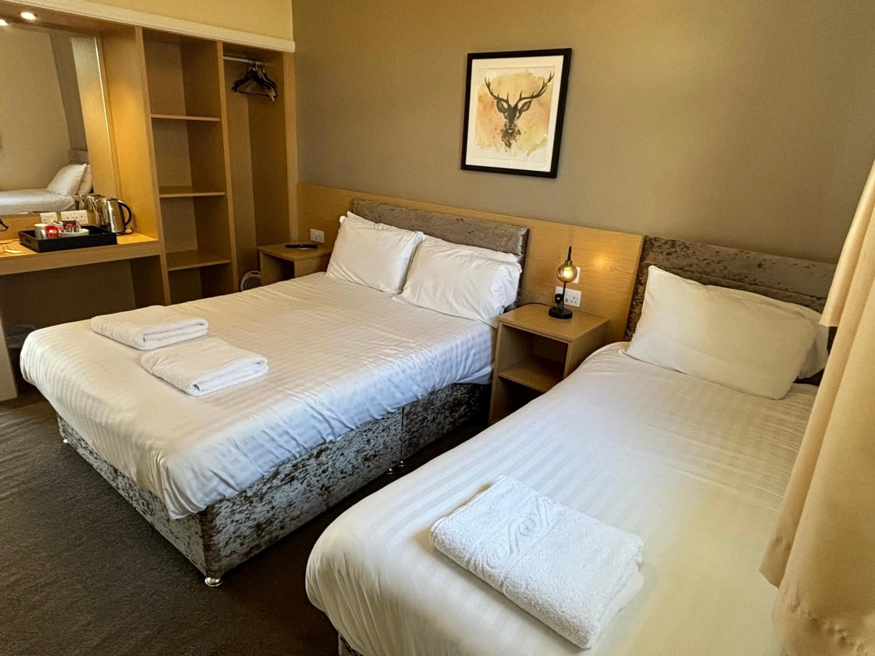 Bed in Solway Lodge Hotel