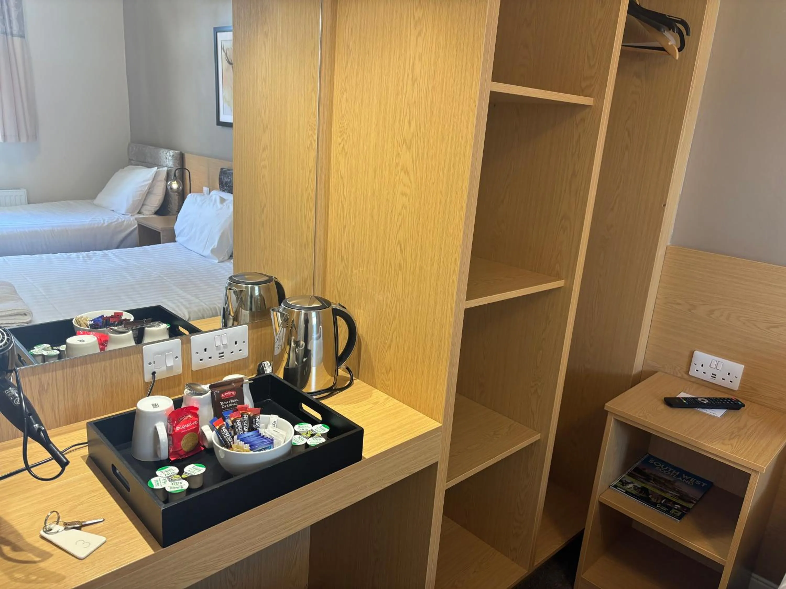 Bed in Solway Lodge Hotel