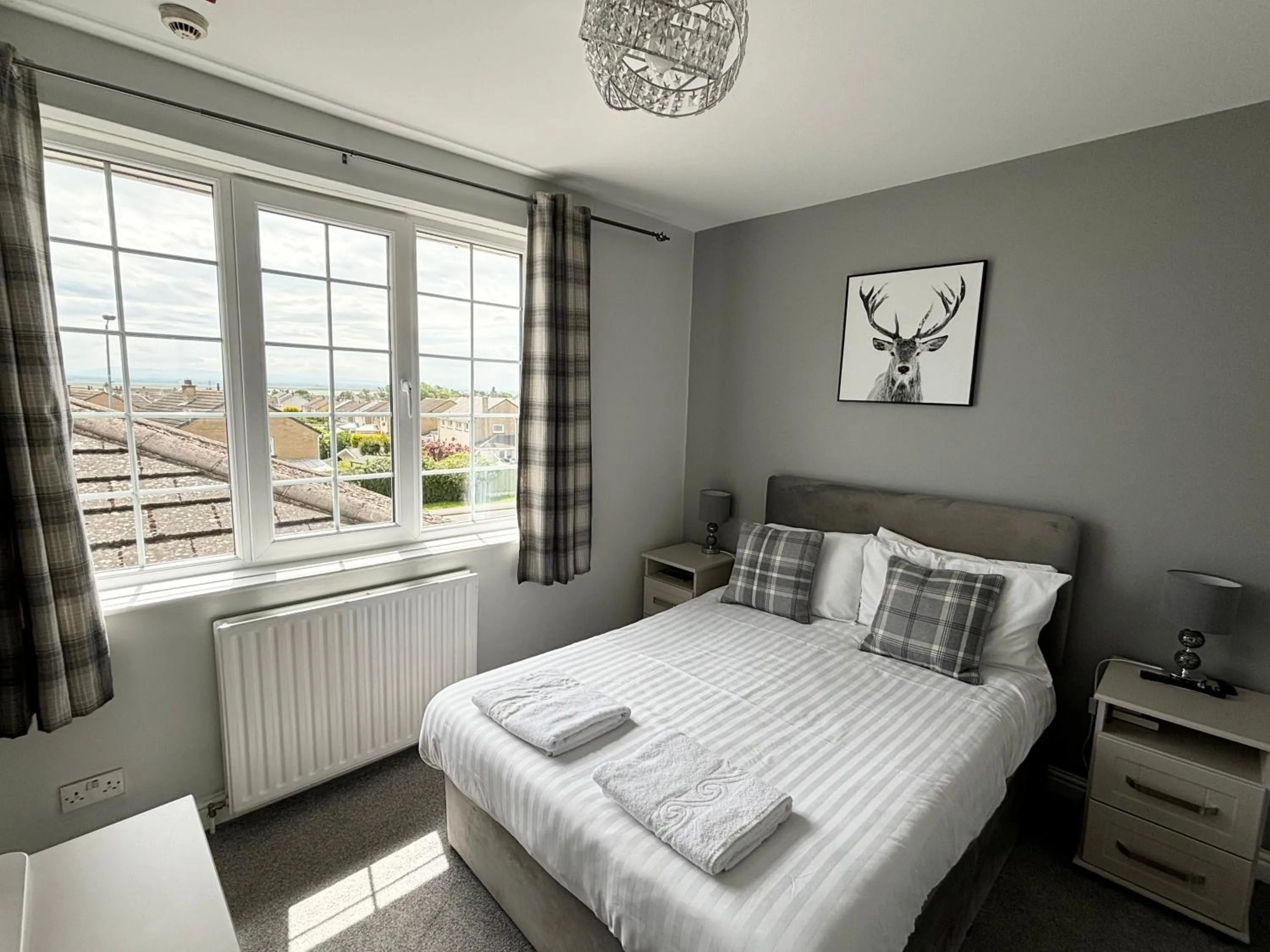 Bed in Solway Lodge Hotel