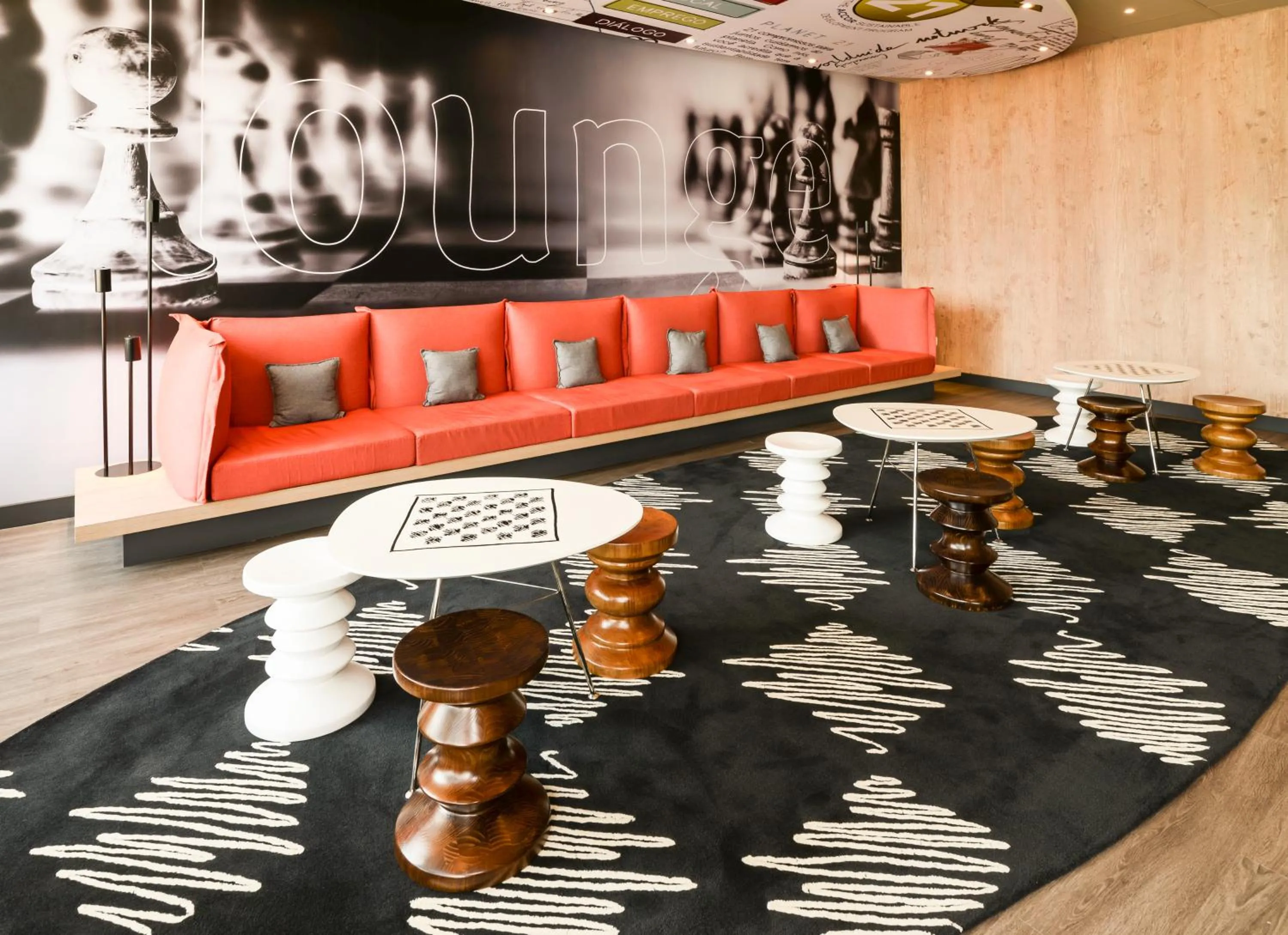 Living room in ibis Campo Grande