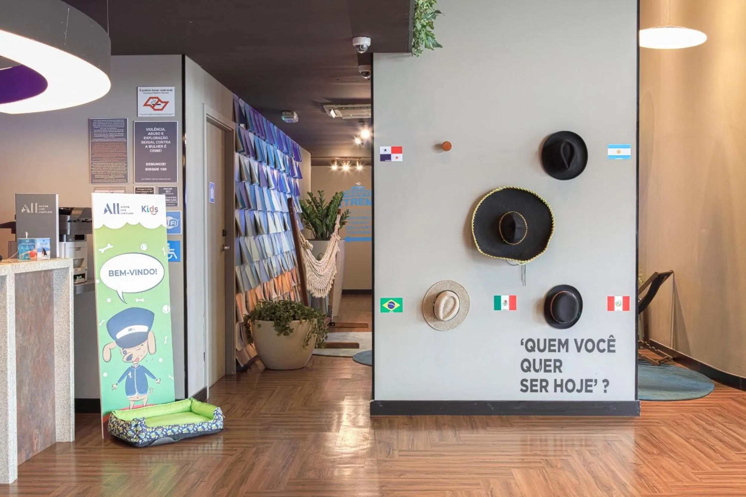 Lobby or reception in ibis Styles Sao Paulo Barra Funda