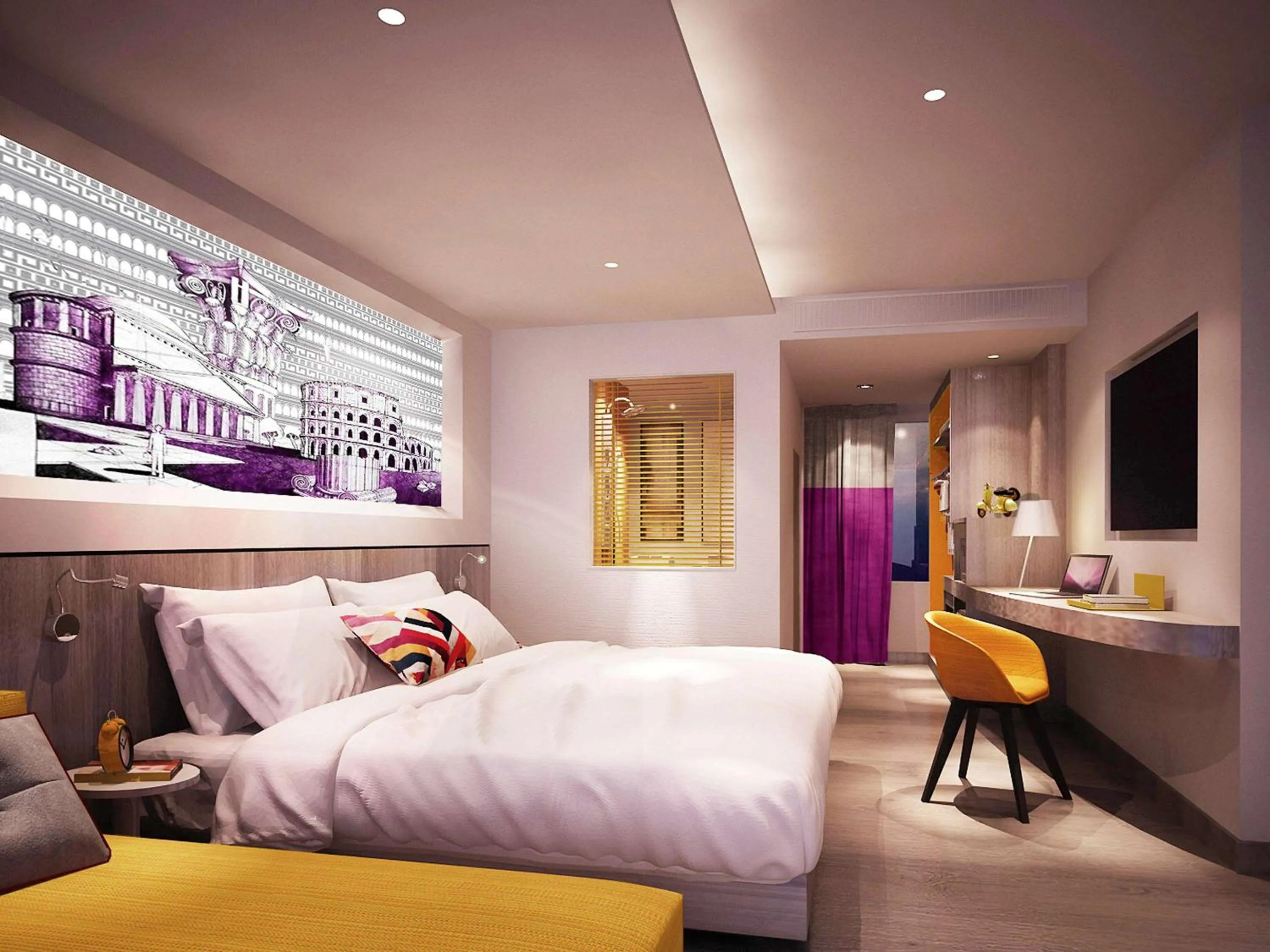 Photo of the whole room, Bed in Ibis Styles Bangkok Sukhumvit 50