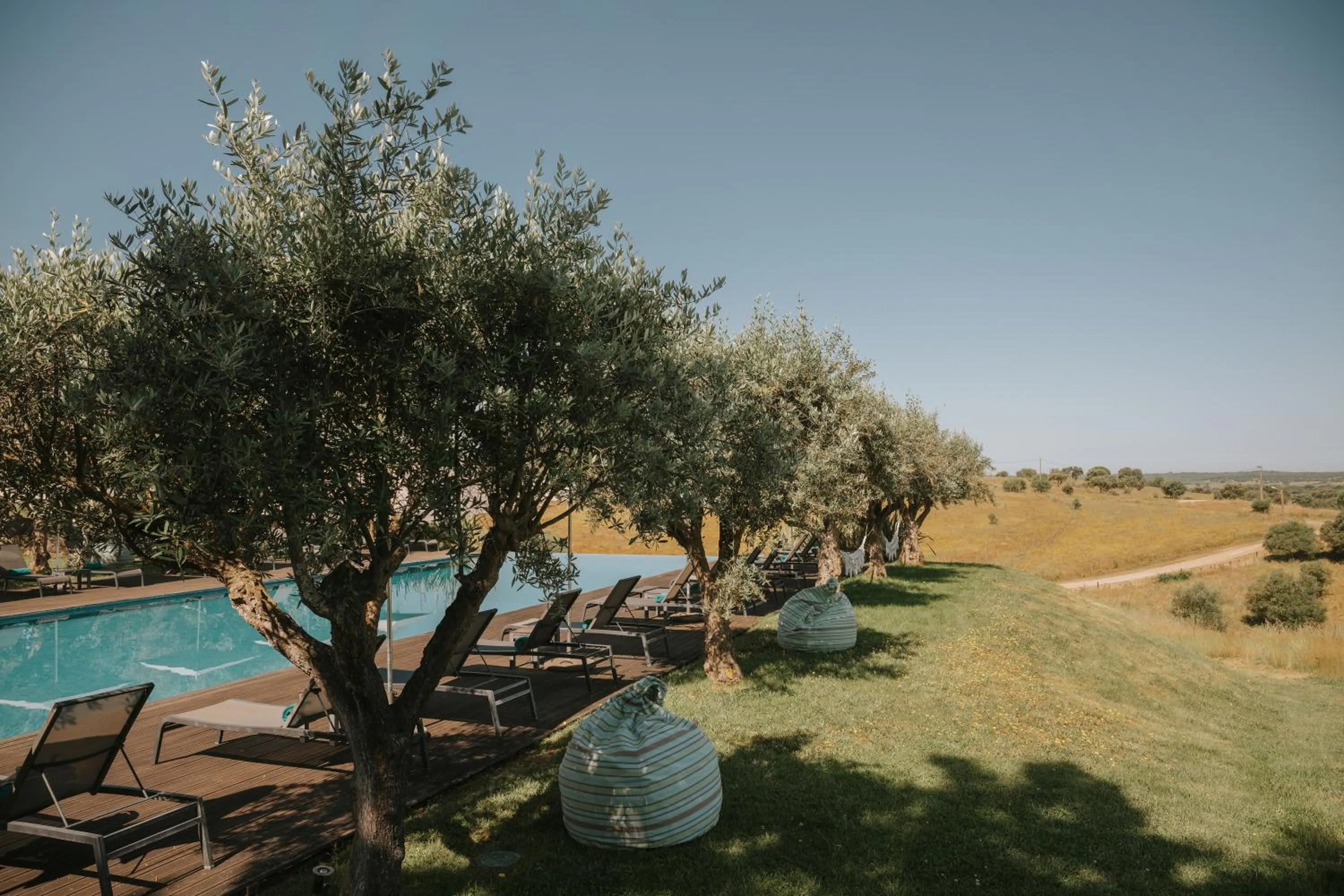 Swimming pool in Herdade da Cortesia Hotel