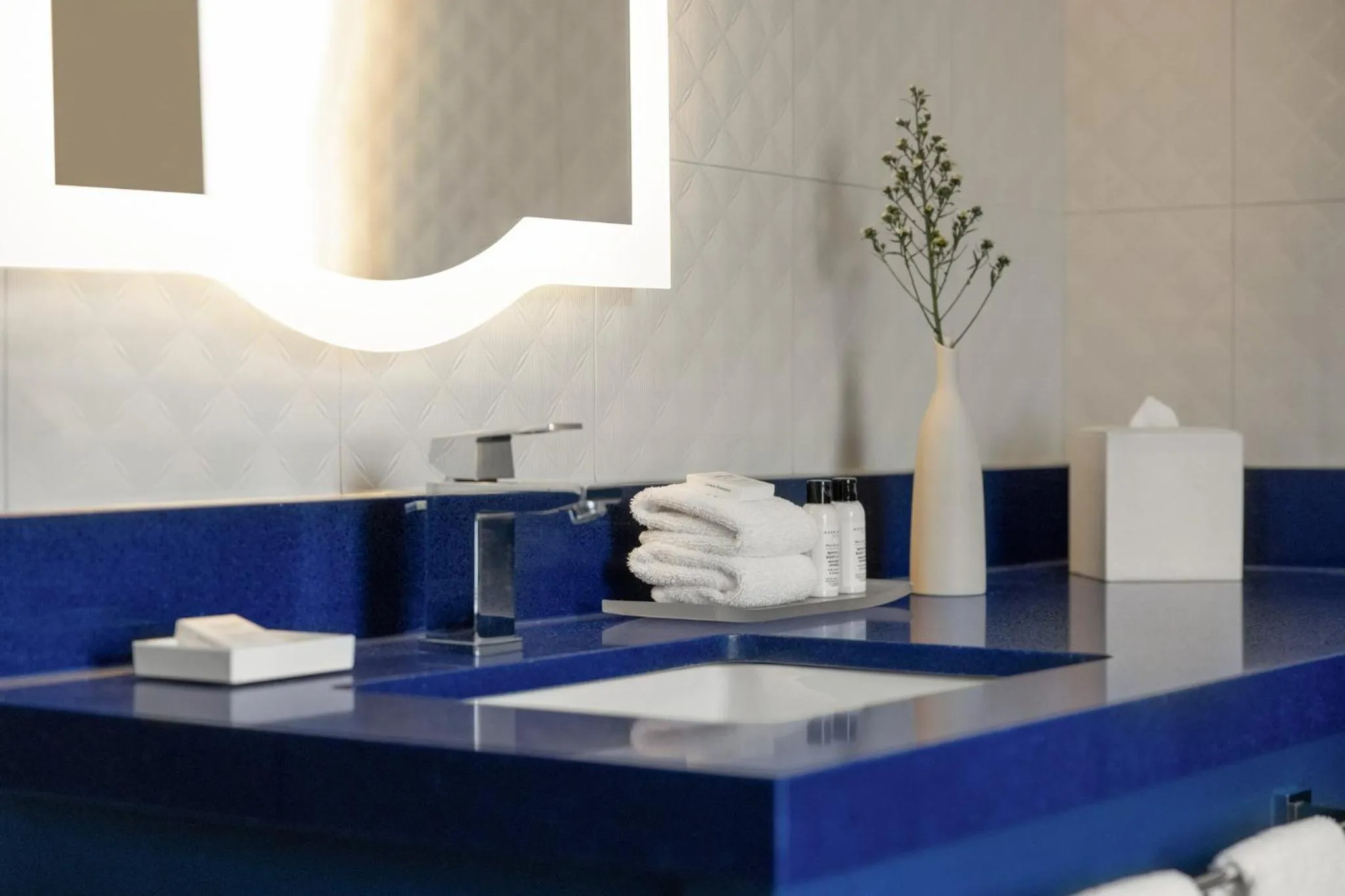 Bathroom in Hotel Indigo Naperville Riverwalk by IHG