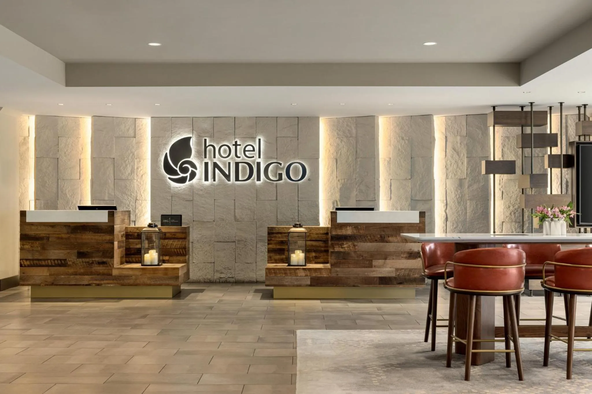 Property building in Hotel Indigo Naperville Riverwalk by IHG