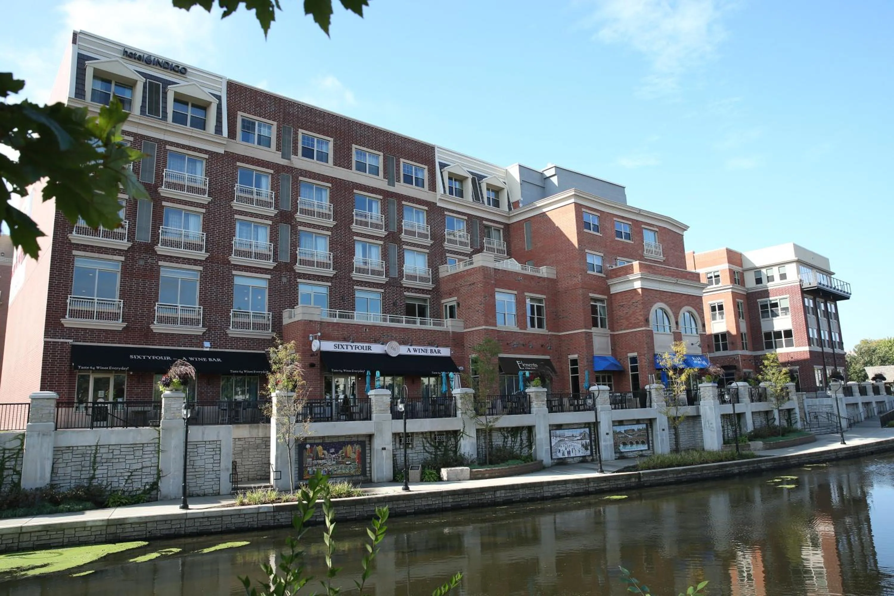 Property building in Hotel Indigo Naperville Riverwalk by IHG