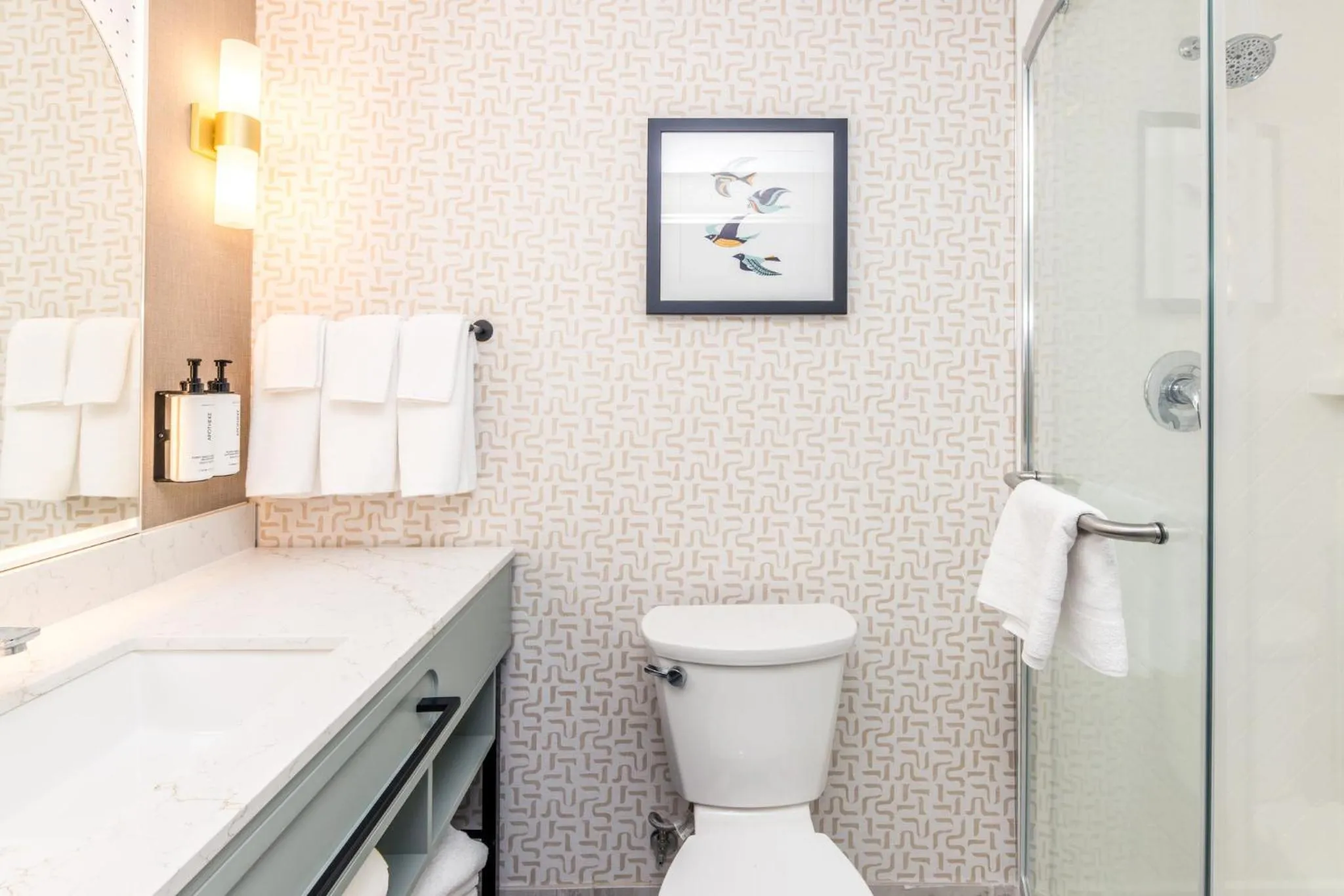 Bathroom in Voco The Clair Cincinnati Downtown by IHG