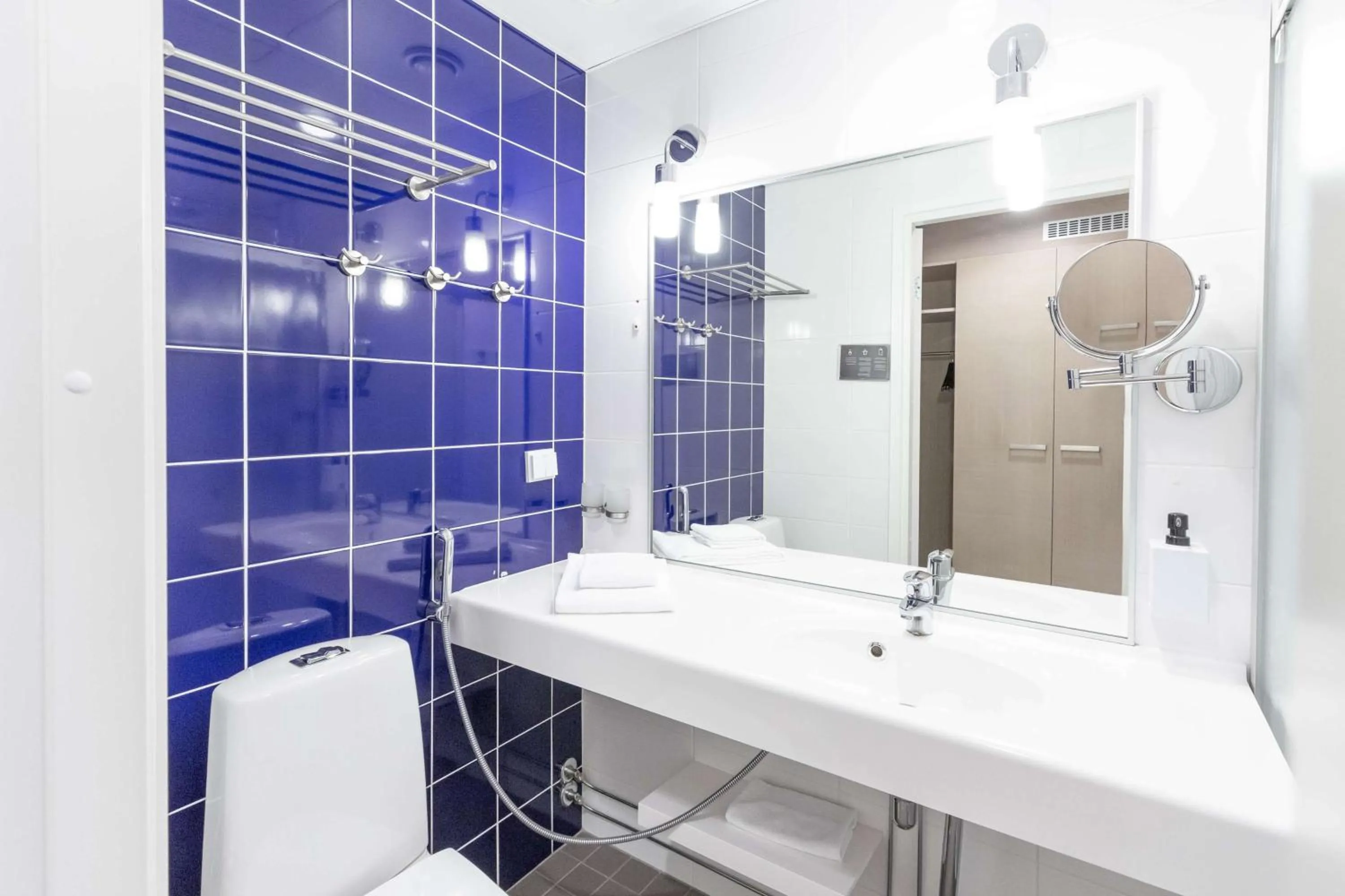 Bedroom in Scandic Hyvinkää