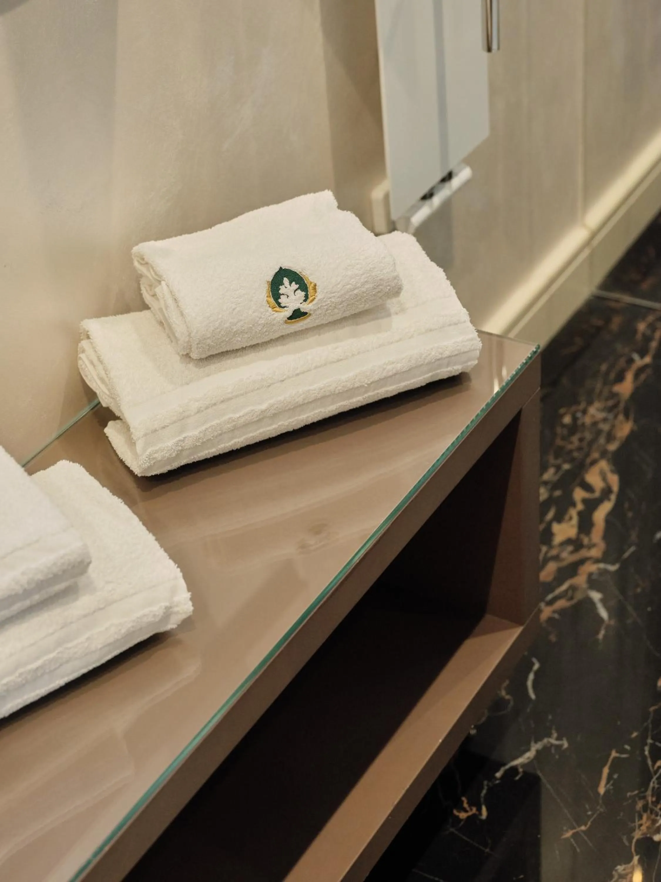 towels, Bed in Palazzo Scotto