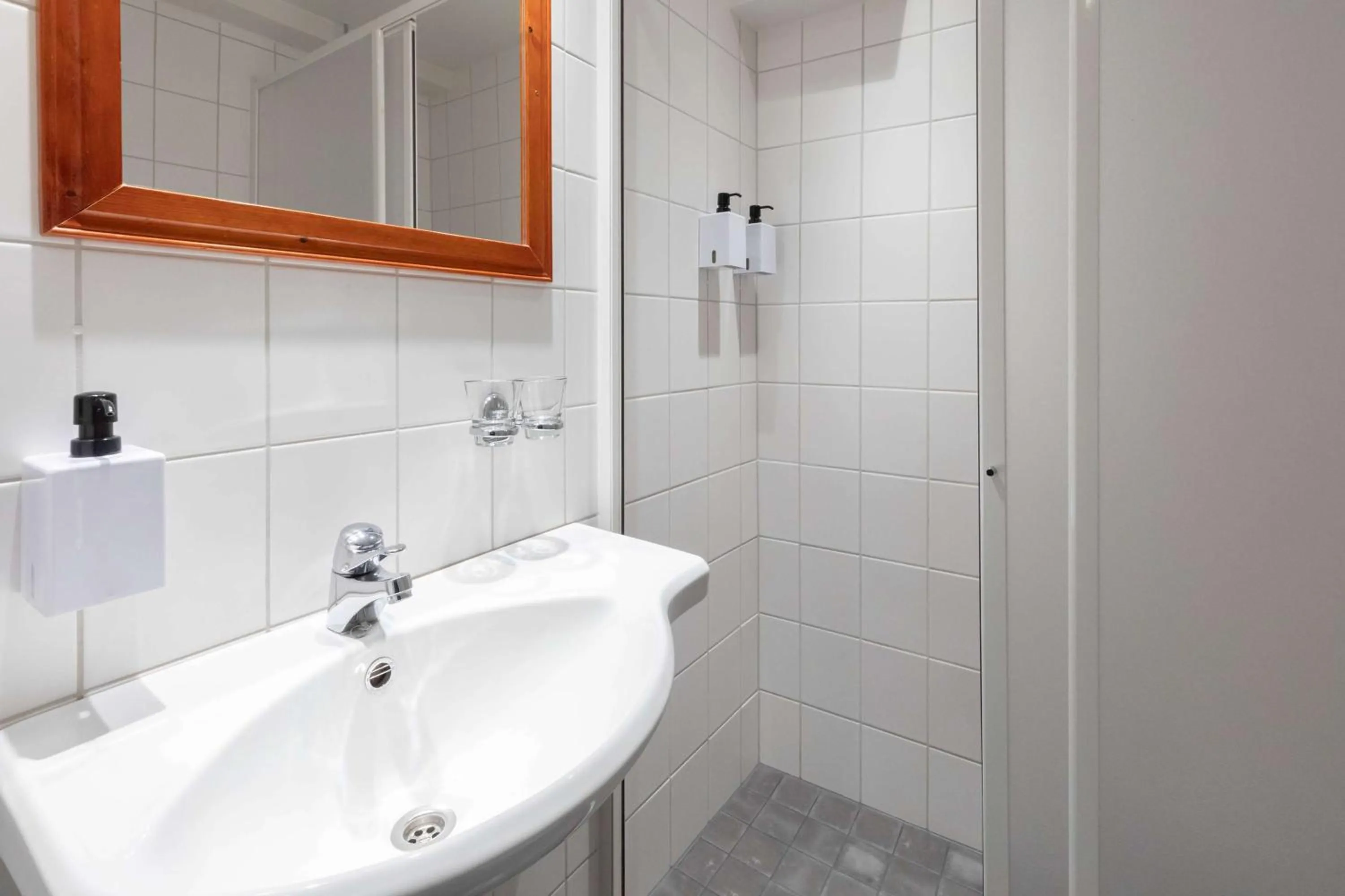 Bedroom in Scandic Kallio