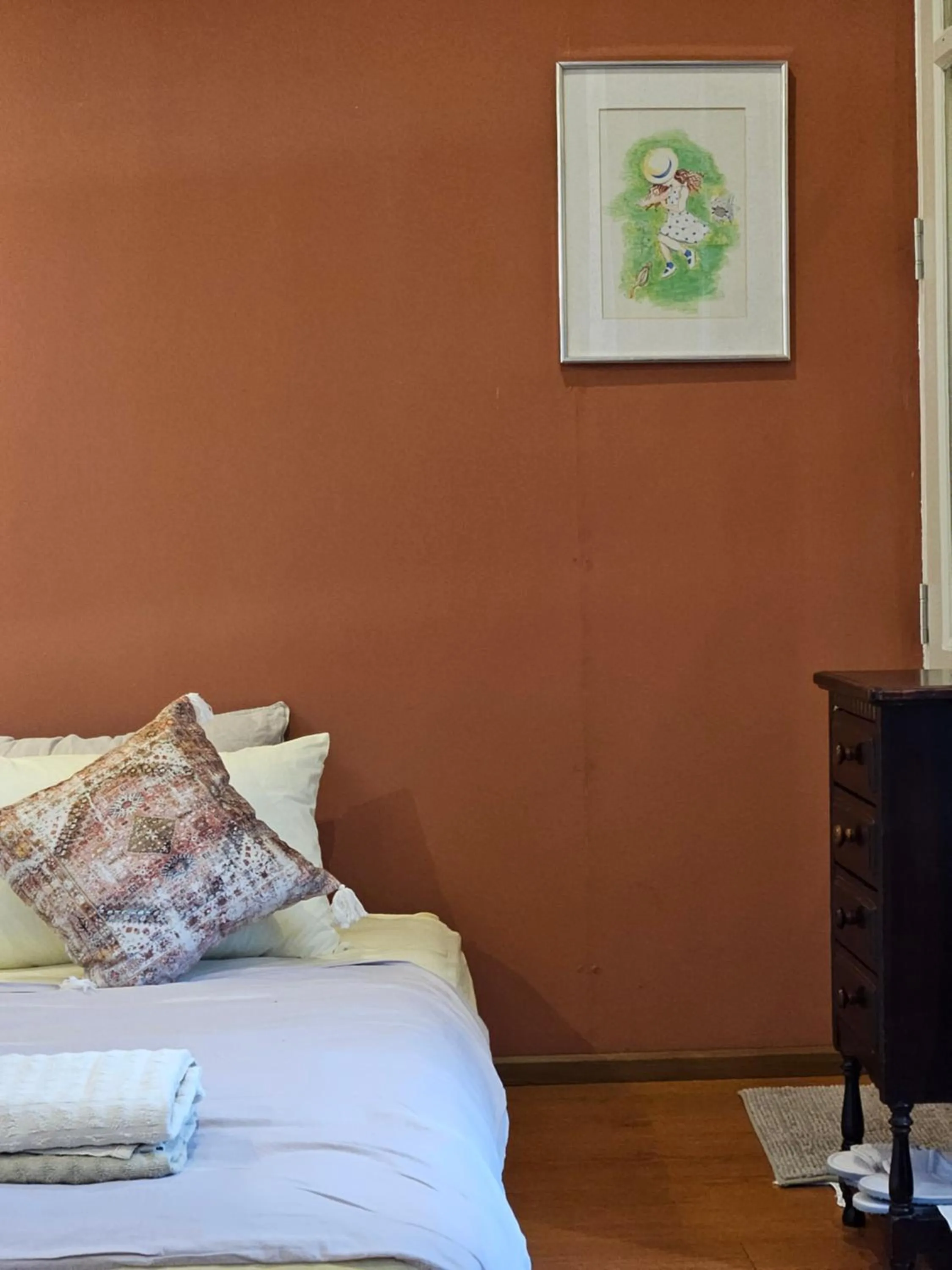 Decorative detail, Bed in 88 Fine Hotel @ Suratthani Airport