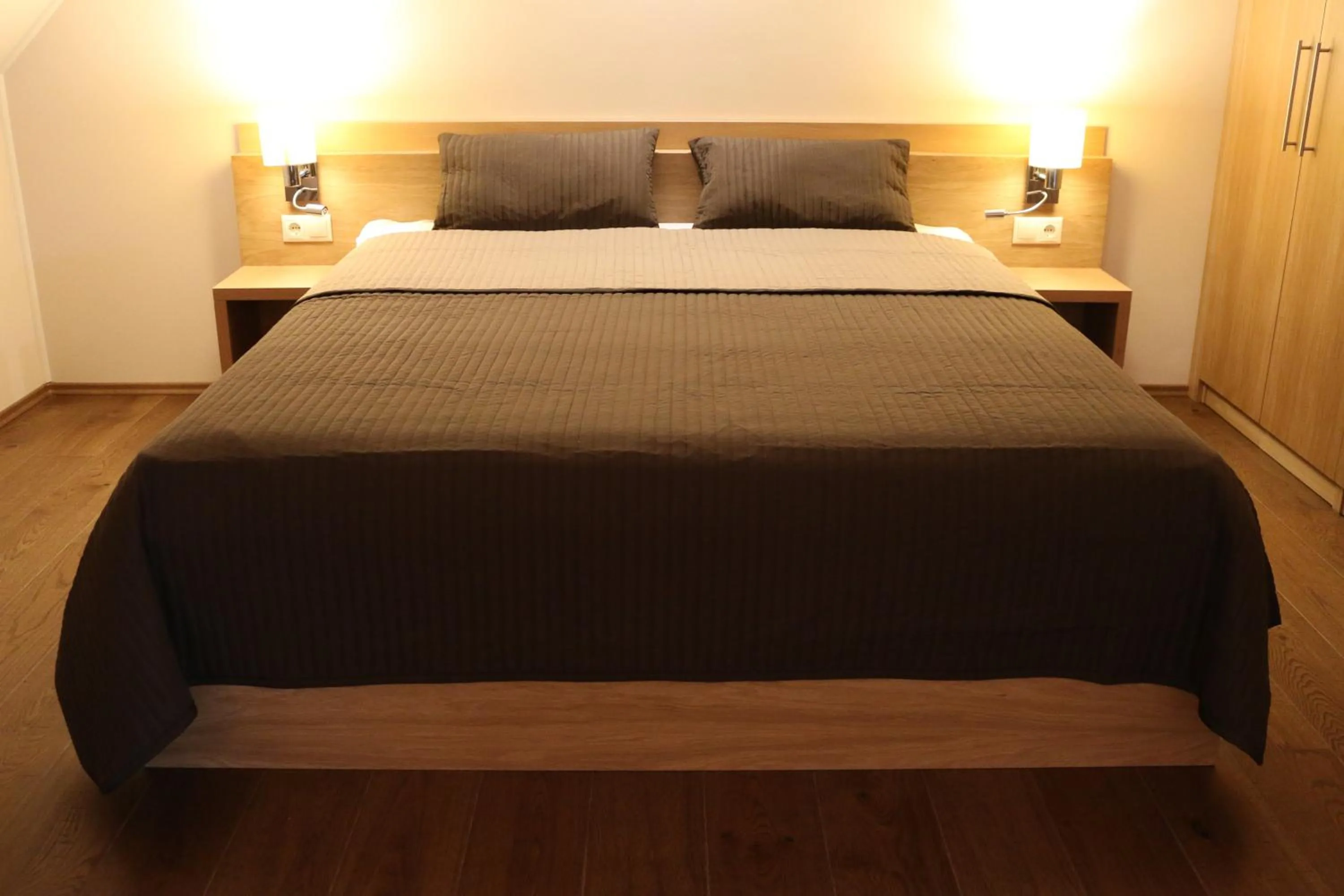 Bed in Villa Tolnay Vendégház