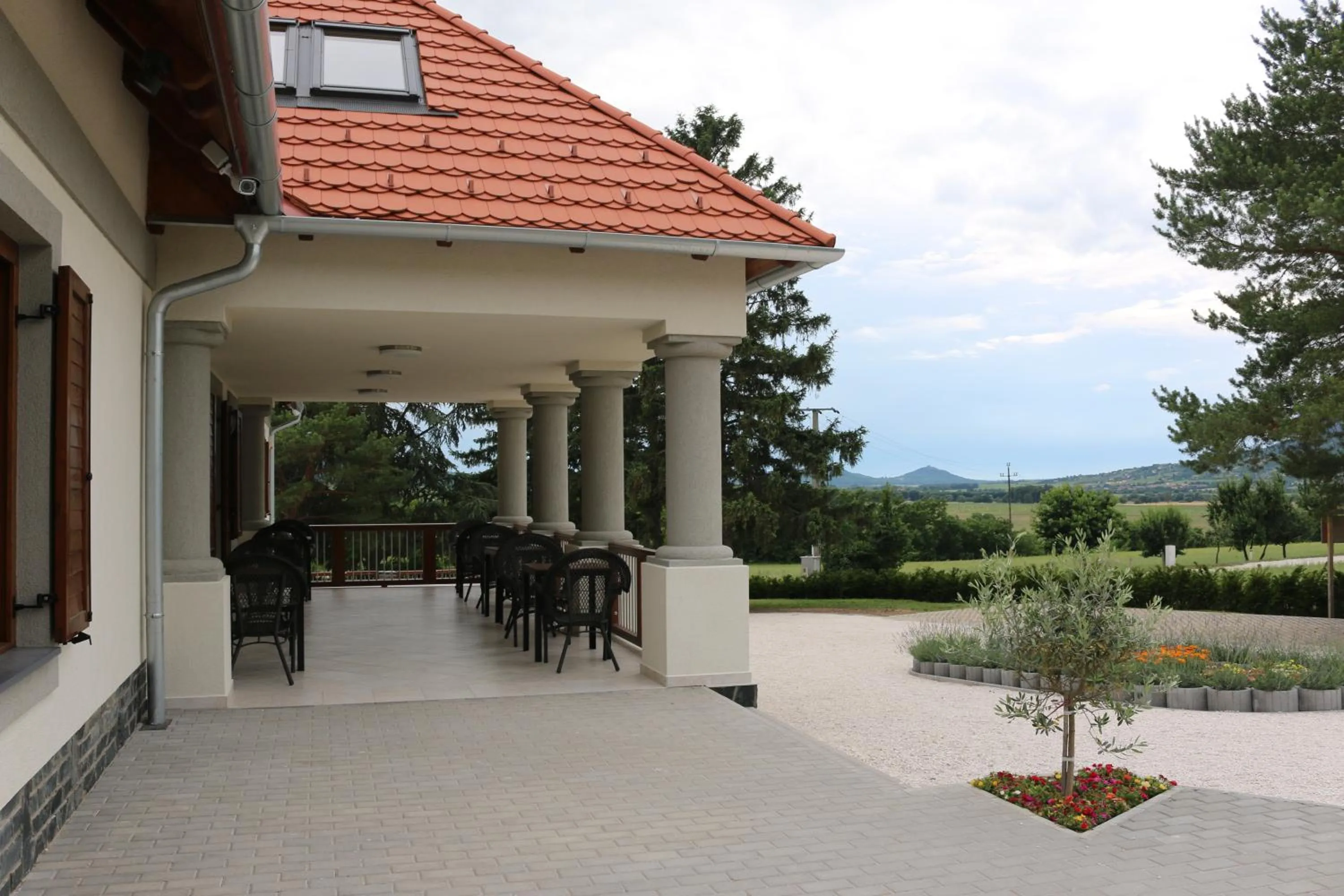 Balcony/Terrace in Villa Tolnay Vendégház