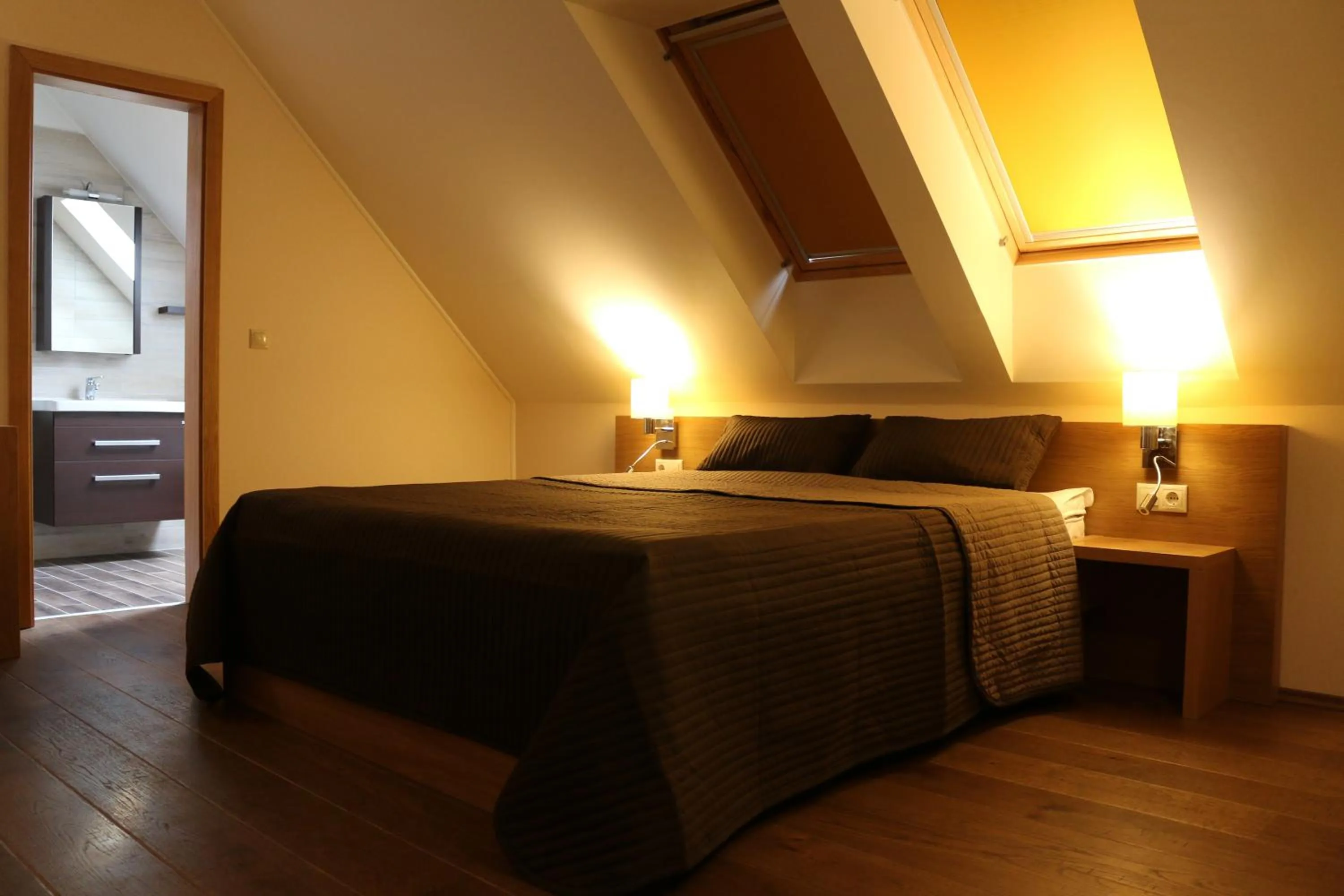 Bedroom, Bed in Villa Tolnay Vendégház